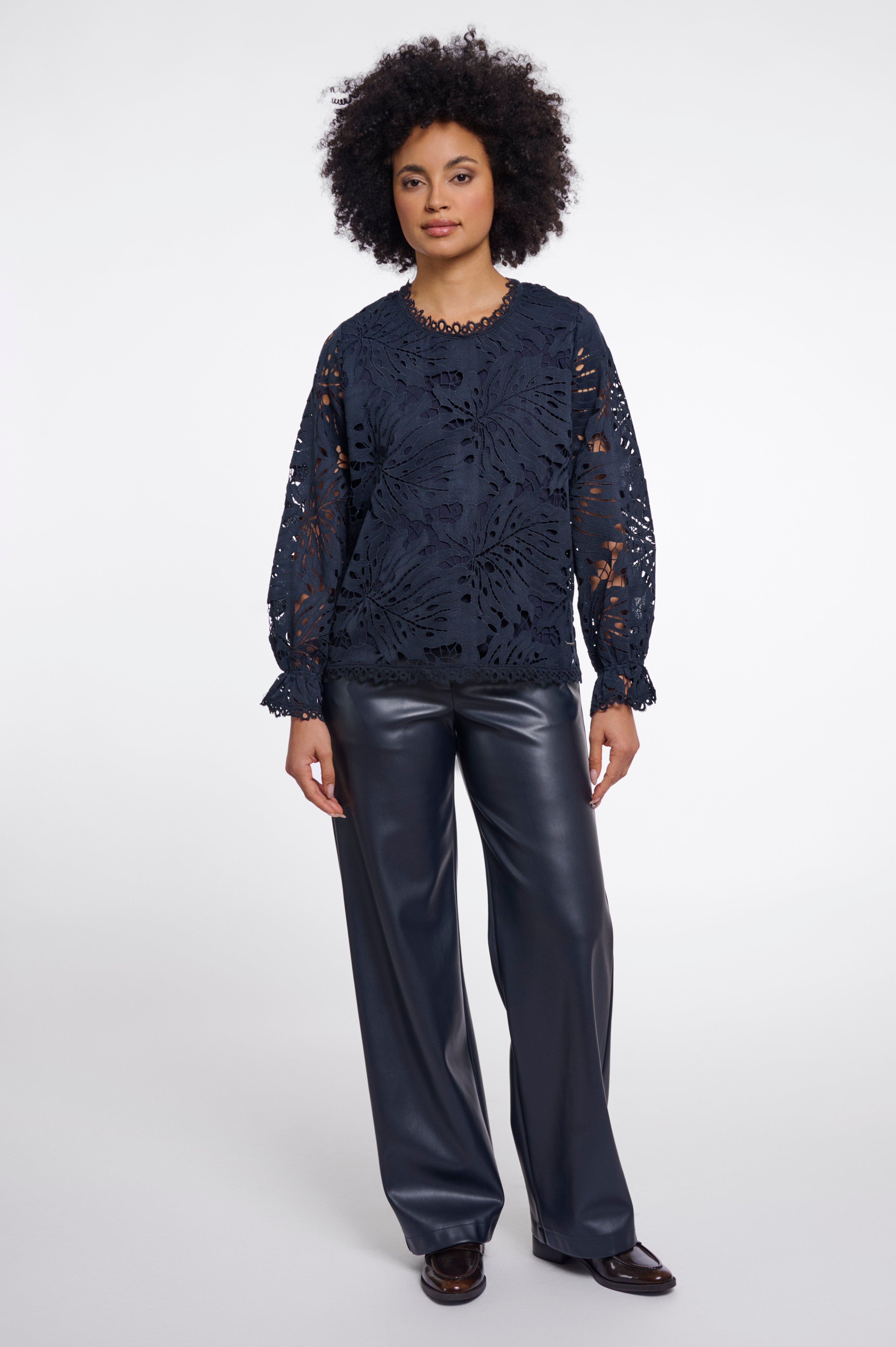 Camicia donna art. Rodiana Rino & Pelle Dark navy