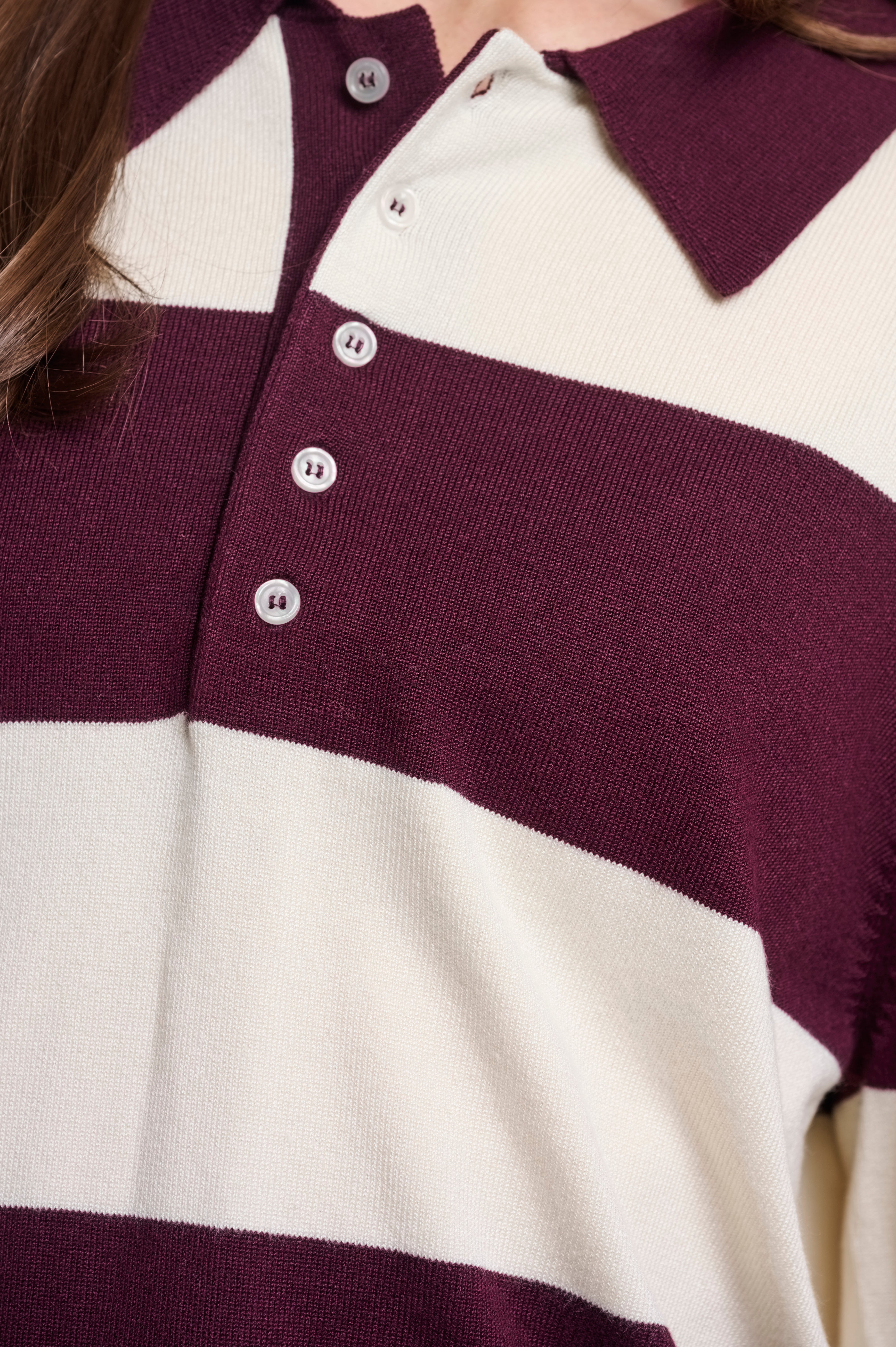 Maglione donna art. Roul Rino & Pelle Sangria snow white