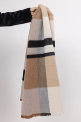 Sciarpa ROWA SCARF -Rino & Pelle- Autunno Inverno 2024/25 Neutral check