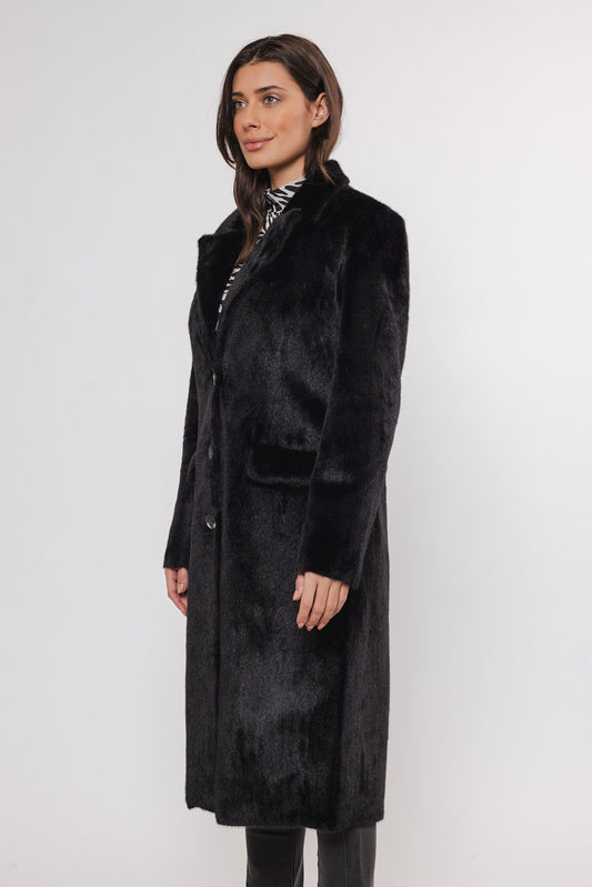 Cappotto SAAMI LONG SINGLE BREASTED COAT  Rino & Pelle Autunno Inverno 2024/25 Black