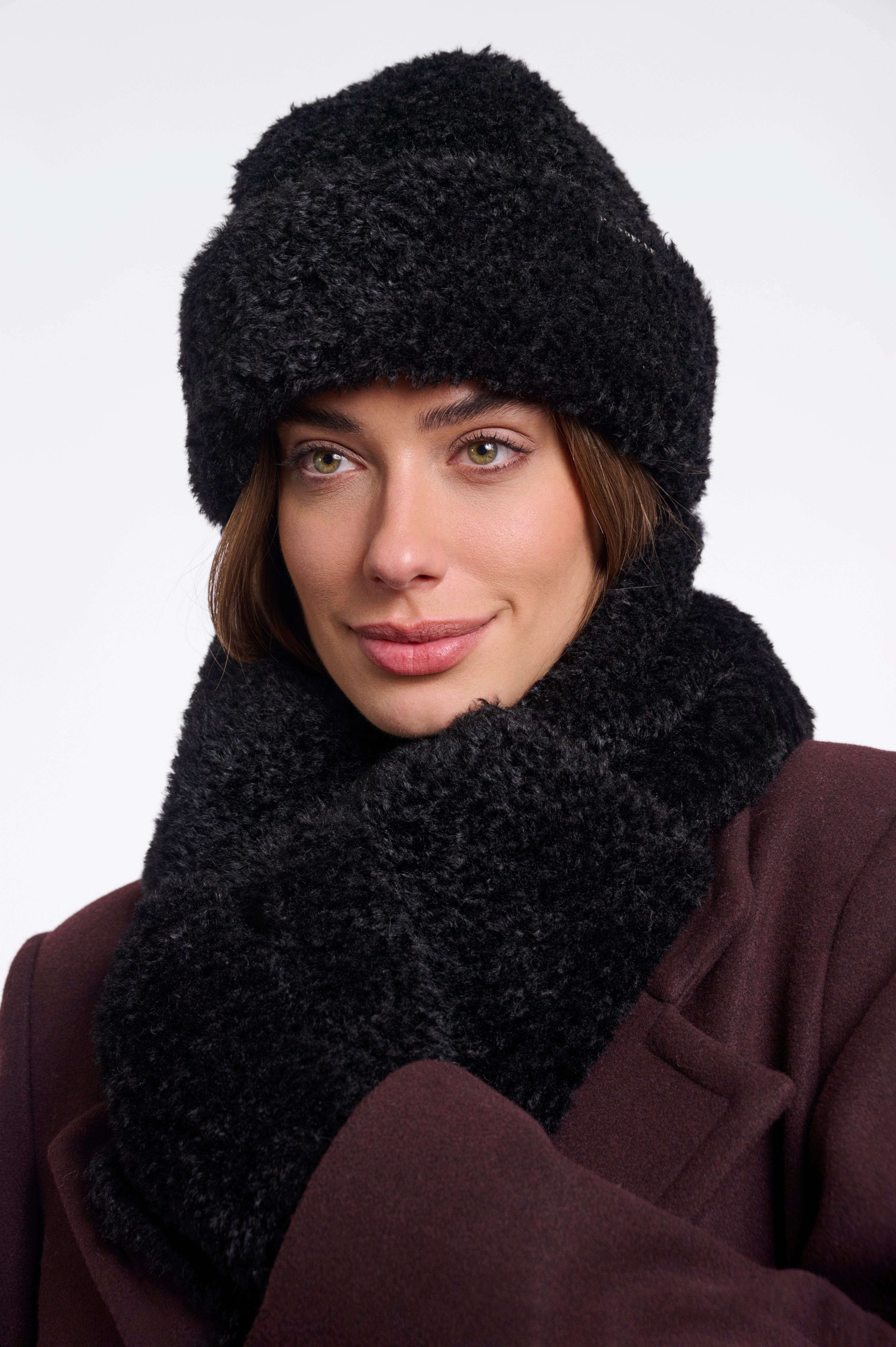 Berretto donna art. Saito Rino & Pelle Black