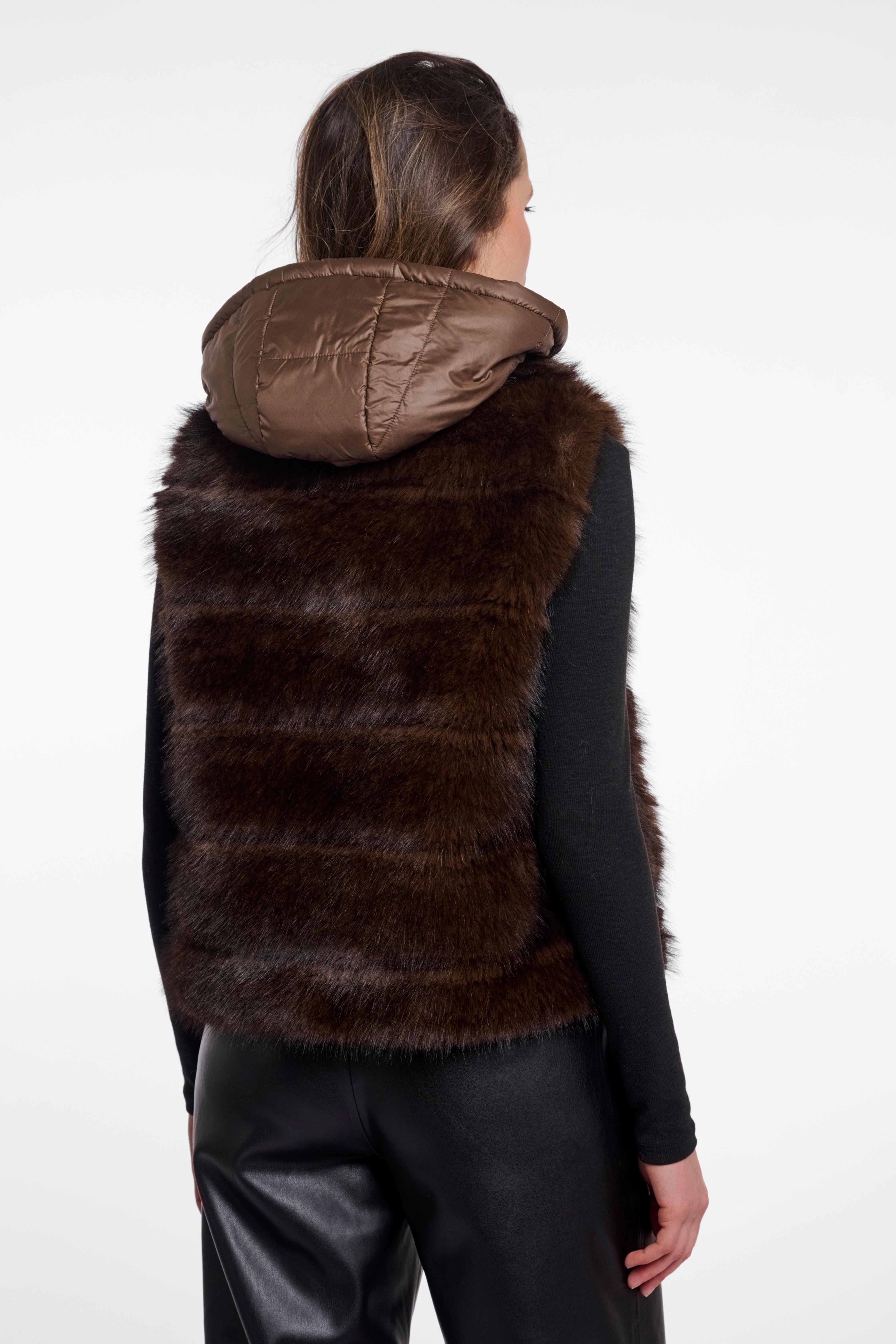 Cappotto donna art. Samar Rino & Pelle Dark brown