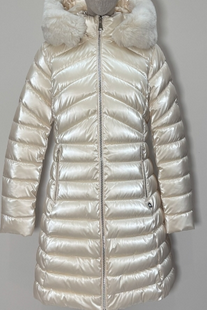 Piumino cappuccio in ecopelo - art. 521ND35002 - Denny Rose Autunno Inverno 2025/26