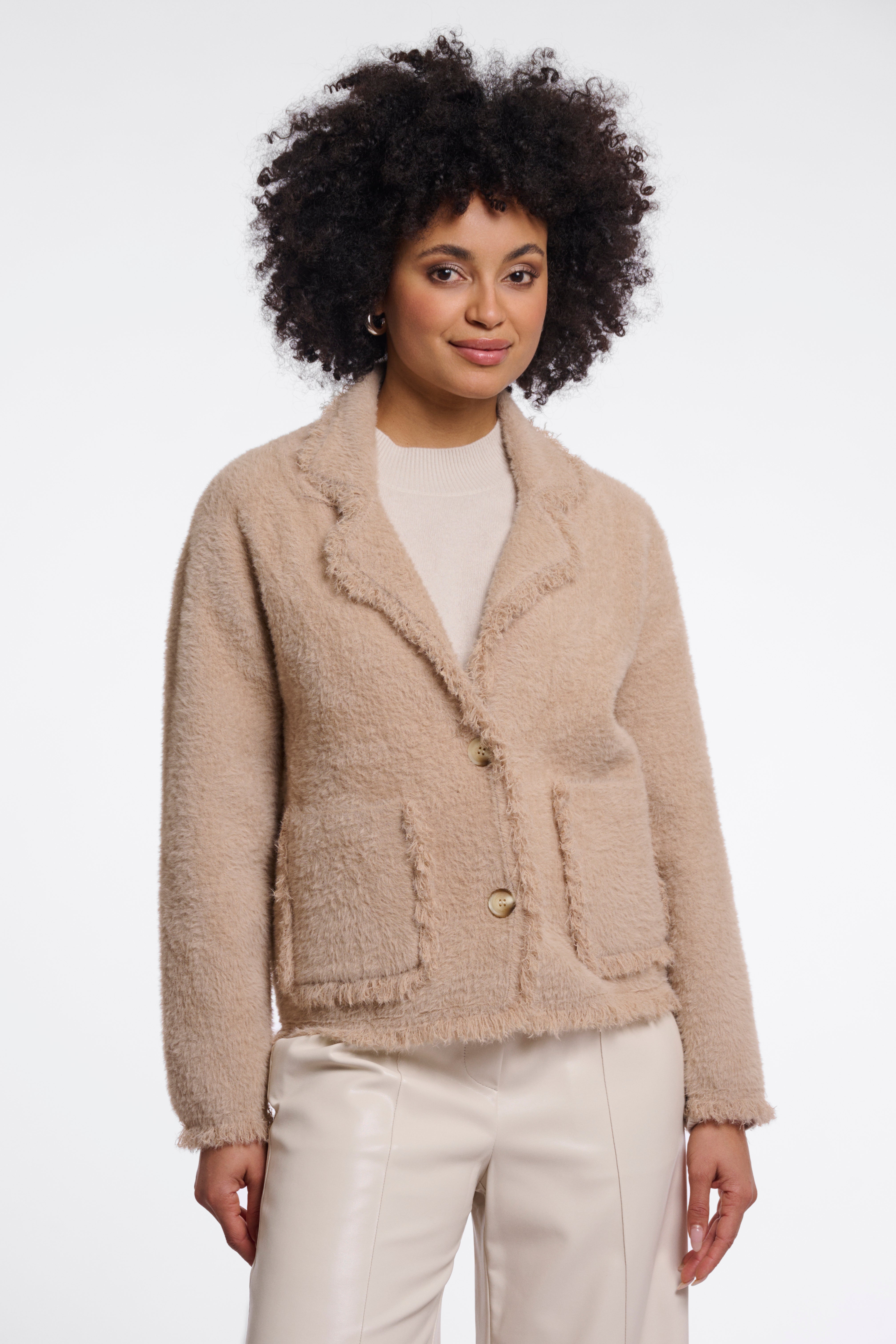 Cardigan donna art. Sena Rino & Pelle Oat