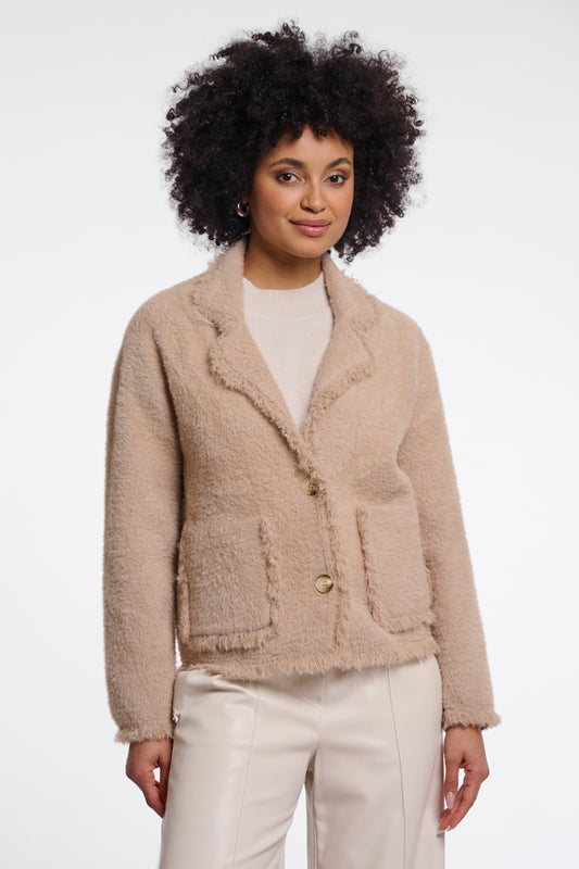 Cardigan donna art. Sena Rino & Pelle Oat