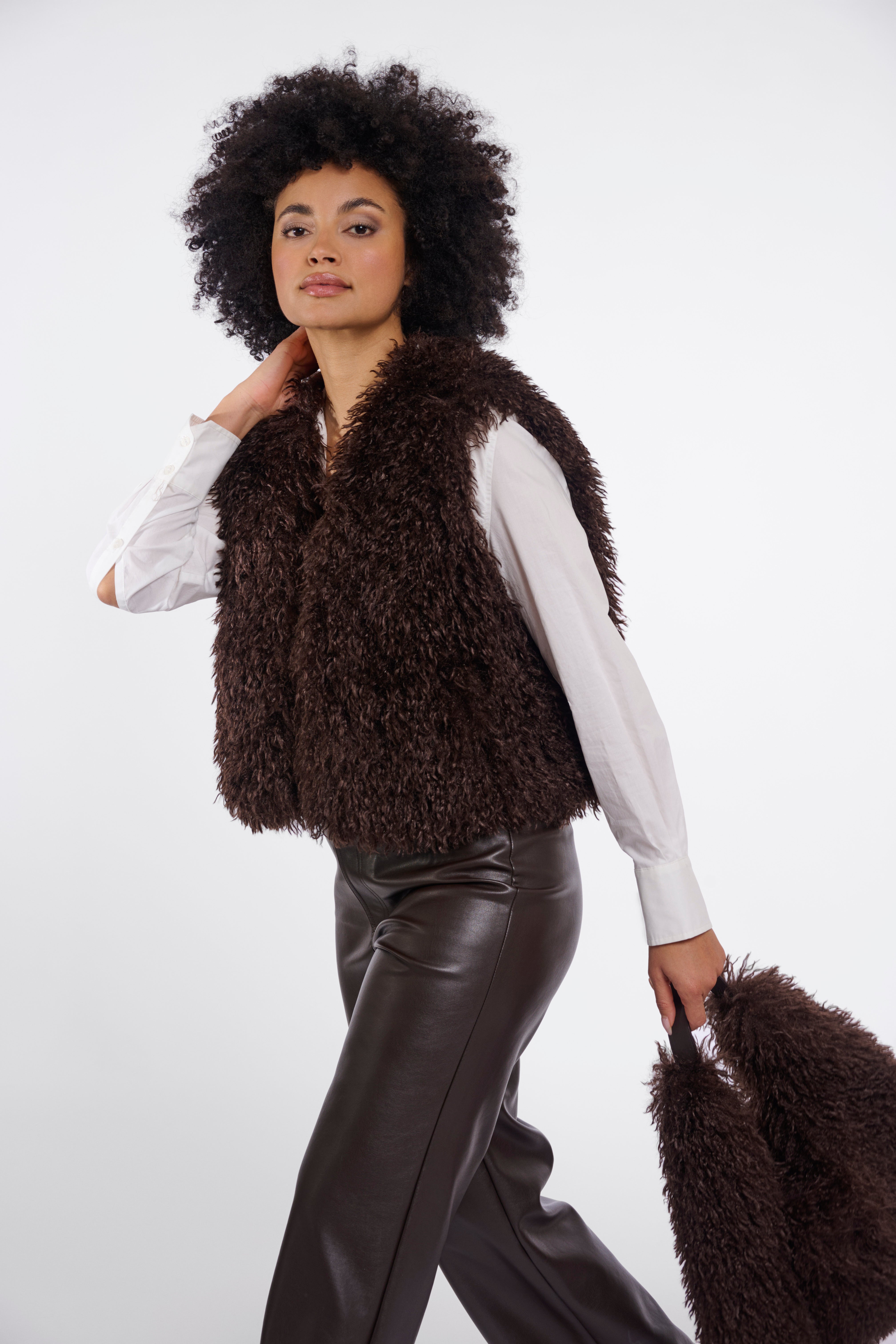 Cappotto donna art. Sensy Rino & Pelle Coffee roast