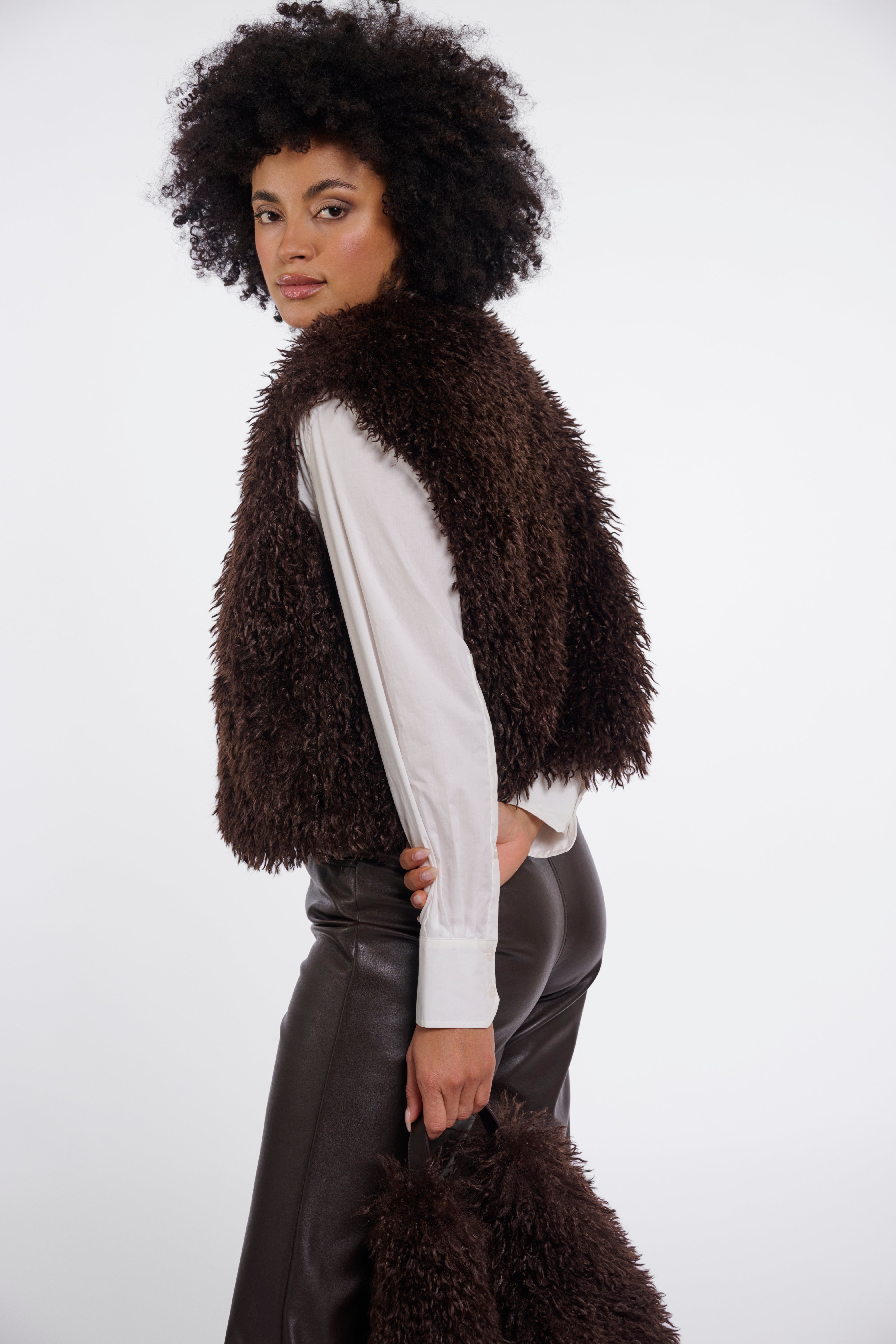 Cappotto donna art. Sensy Rino & Pelle Coffee roast