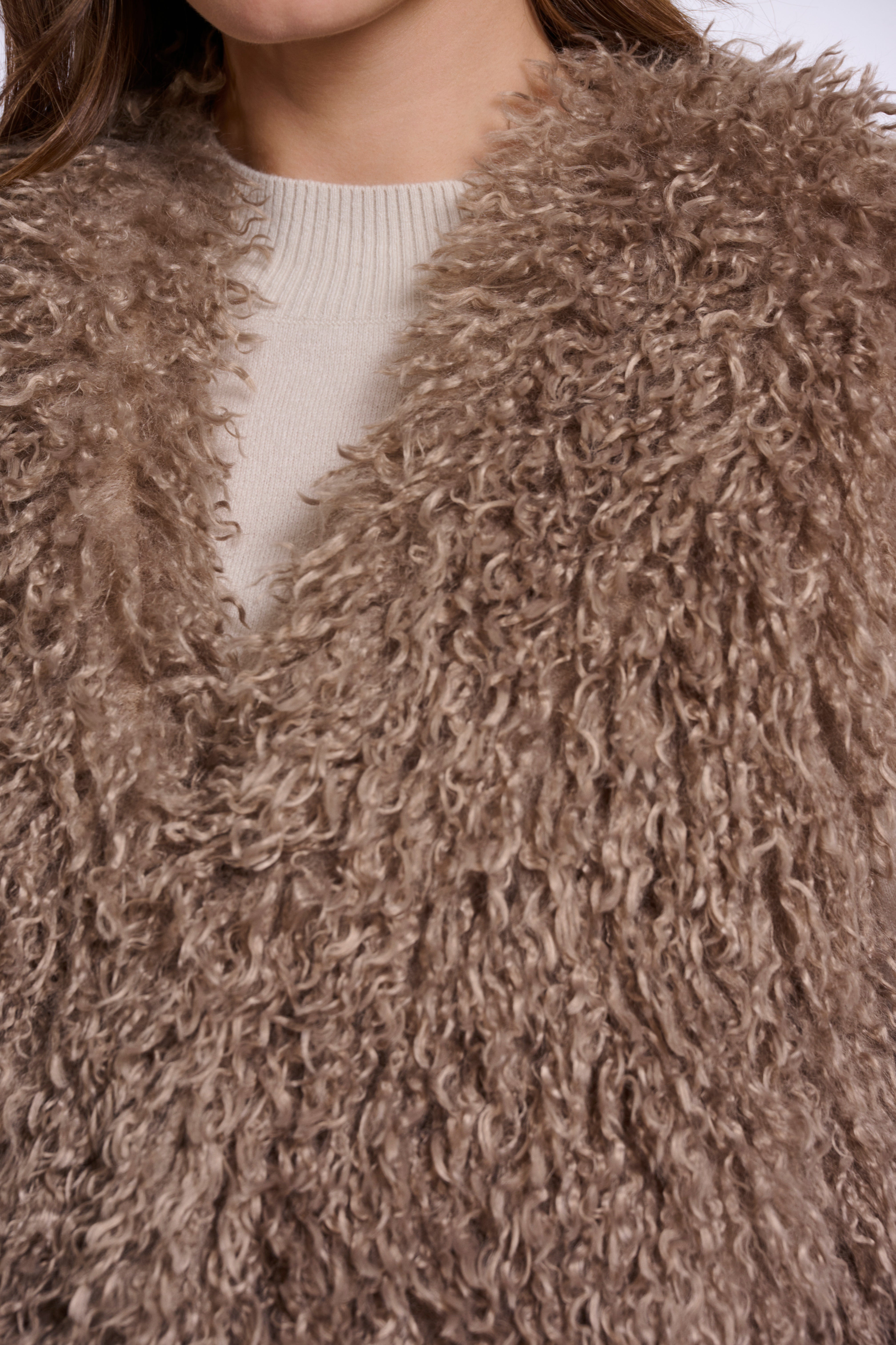 Cappotto donna art. Sensy Rino & Pelle Mocha latte