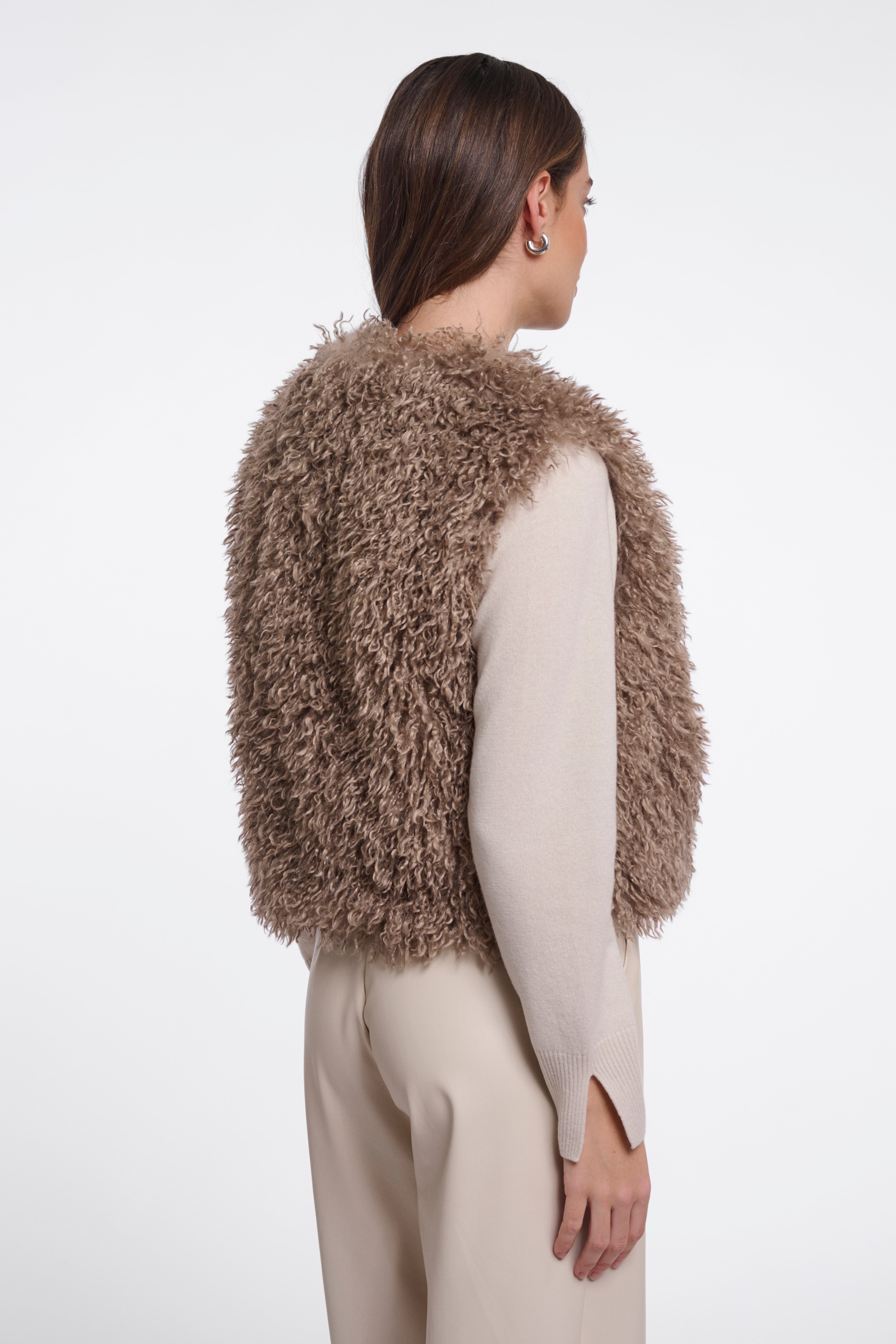 Cappotto donna art. Sensy Rino & Pelle Mocha latte