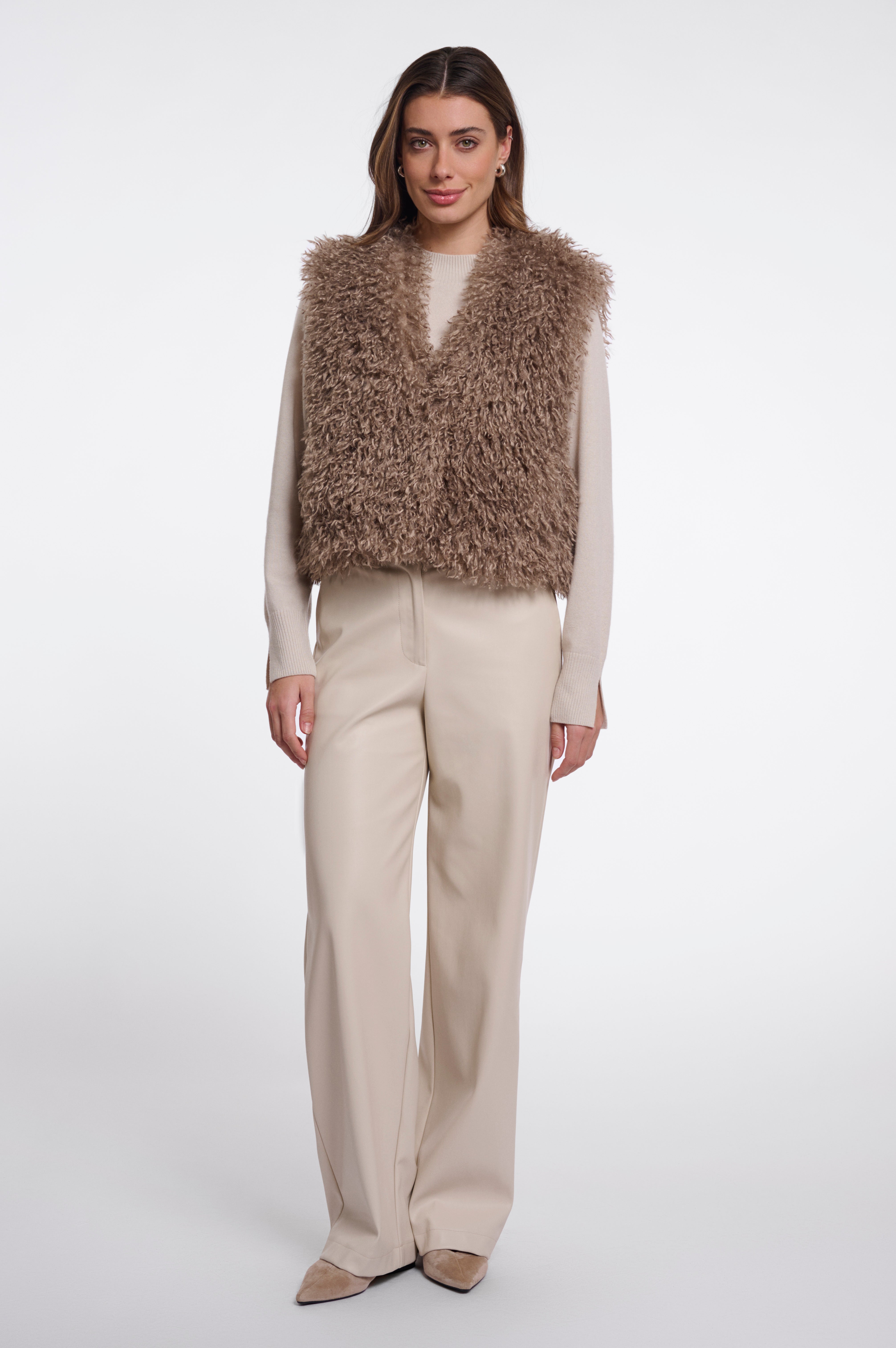 Cappotto donna art. Sensy Rino & Pelle Mocha latte