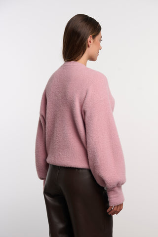 Maglione donna art. Seo Rino & Pelle Dusty pink