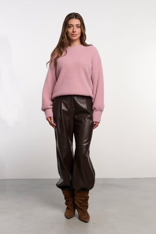 Maglione donna art. Seo Rino & Pelle Dusty pink