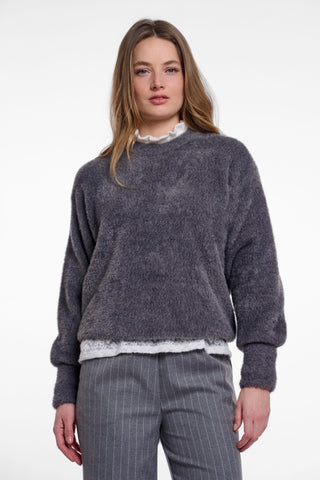 Maglione donna art. Seo Rino & Pelle Grey