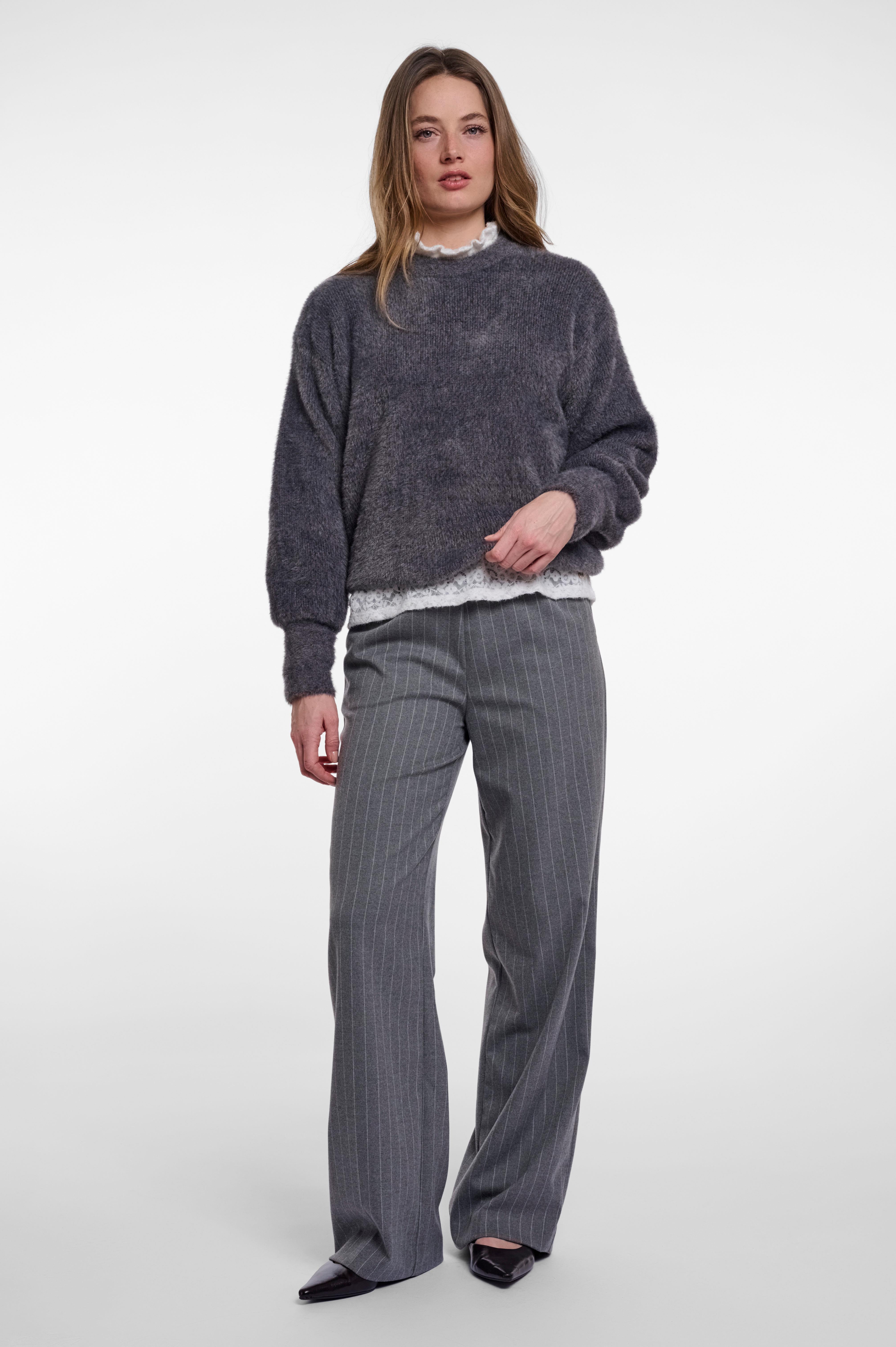Maglione donna art. Seo Rino & Pelle Grey