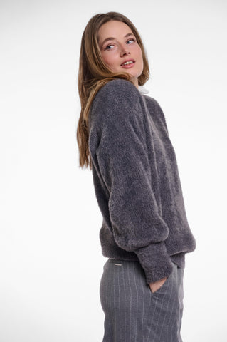 Maglione donna art. Seo Rino & Pelle Grey