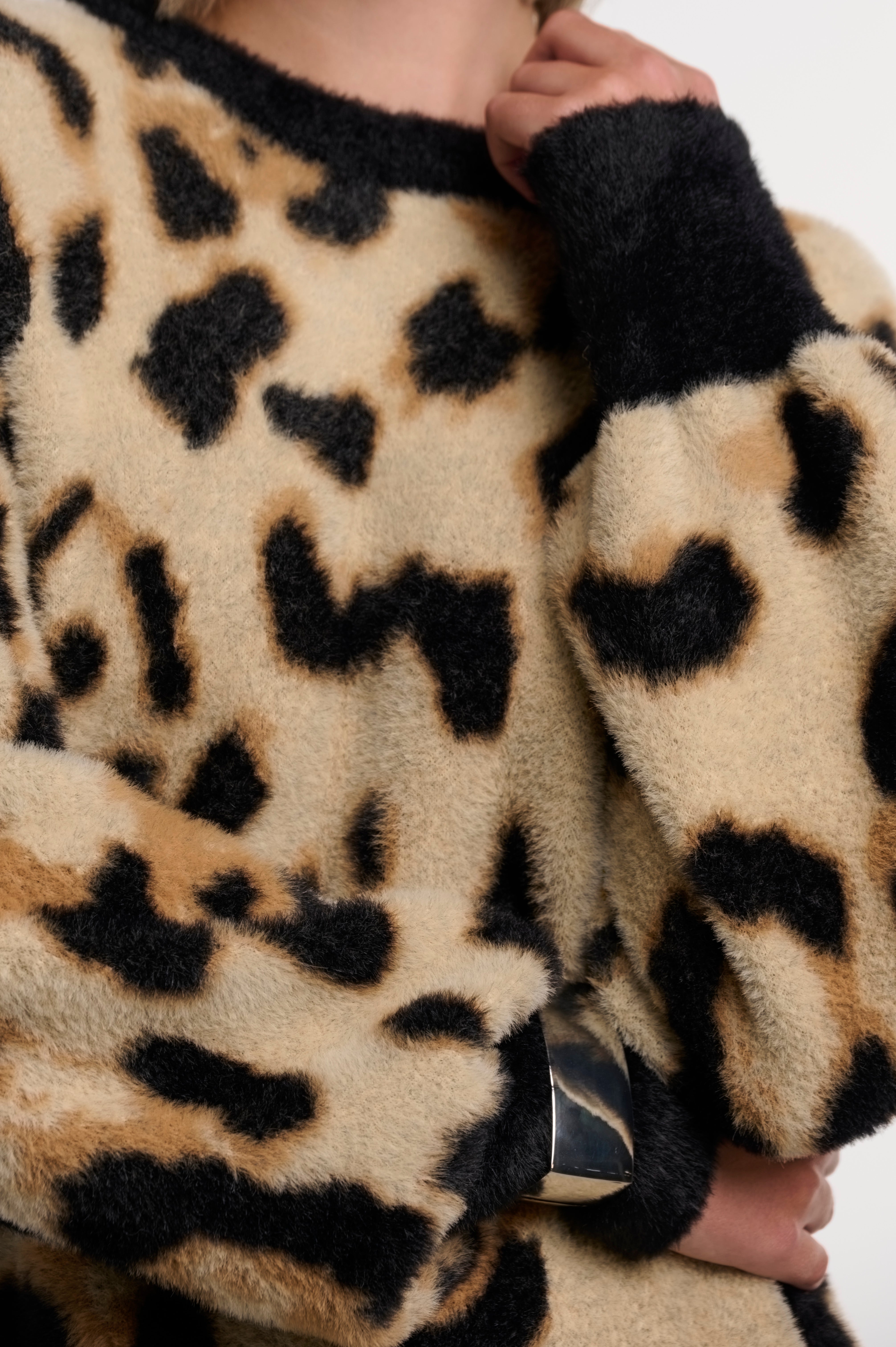 Maglione donna art. Seo Rino & Pelle Big leopard