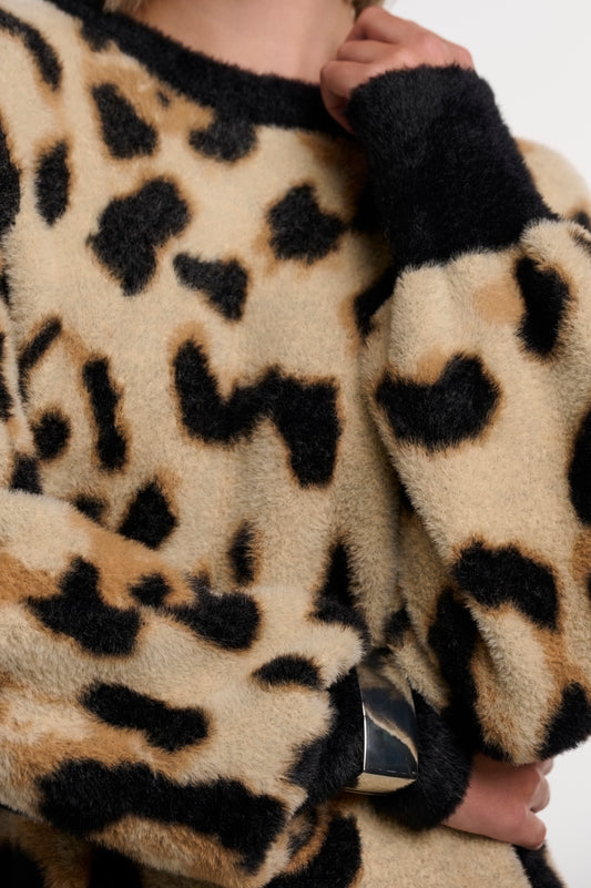 Maglione donna art. Seo Rino & Pelle Big leopard