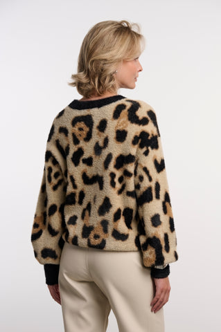Maglione donna art. Seo Rino & Pelle Big leopard