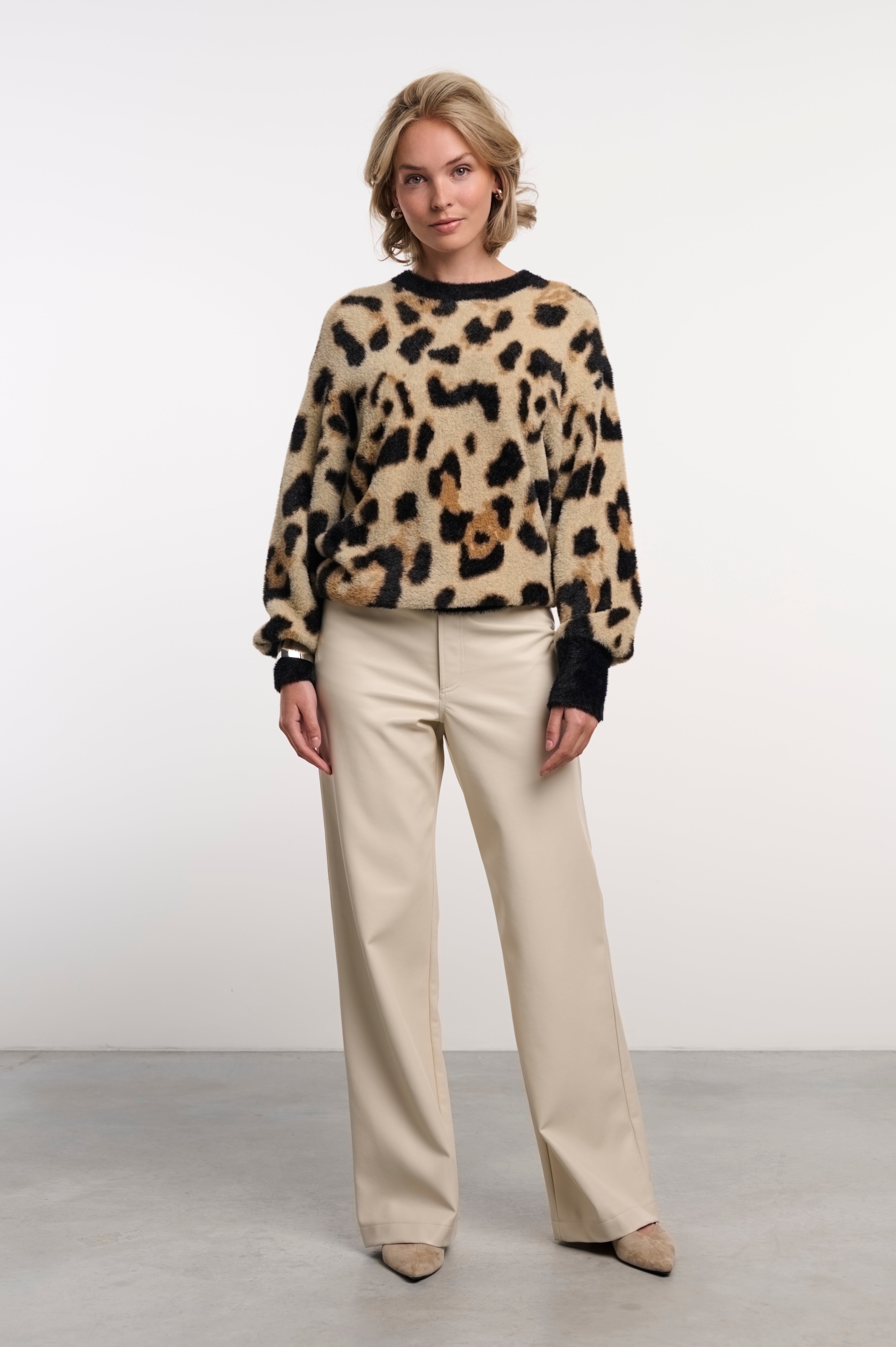 Maglione donna art. Seo Rino & Pelle Big leopard