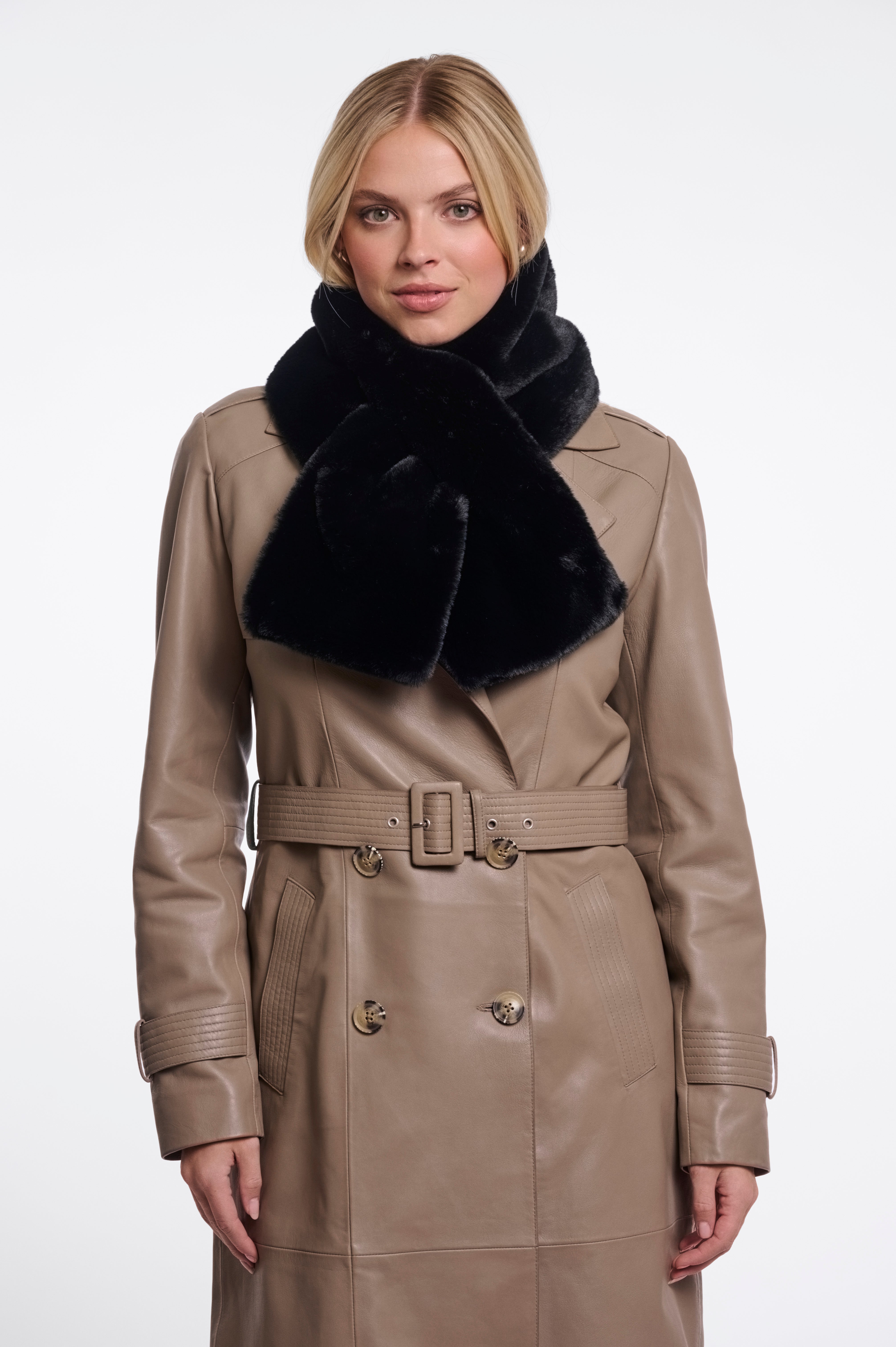 Sciarpa donna art. Stip Rino & Pelle Black