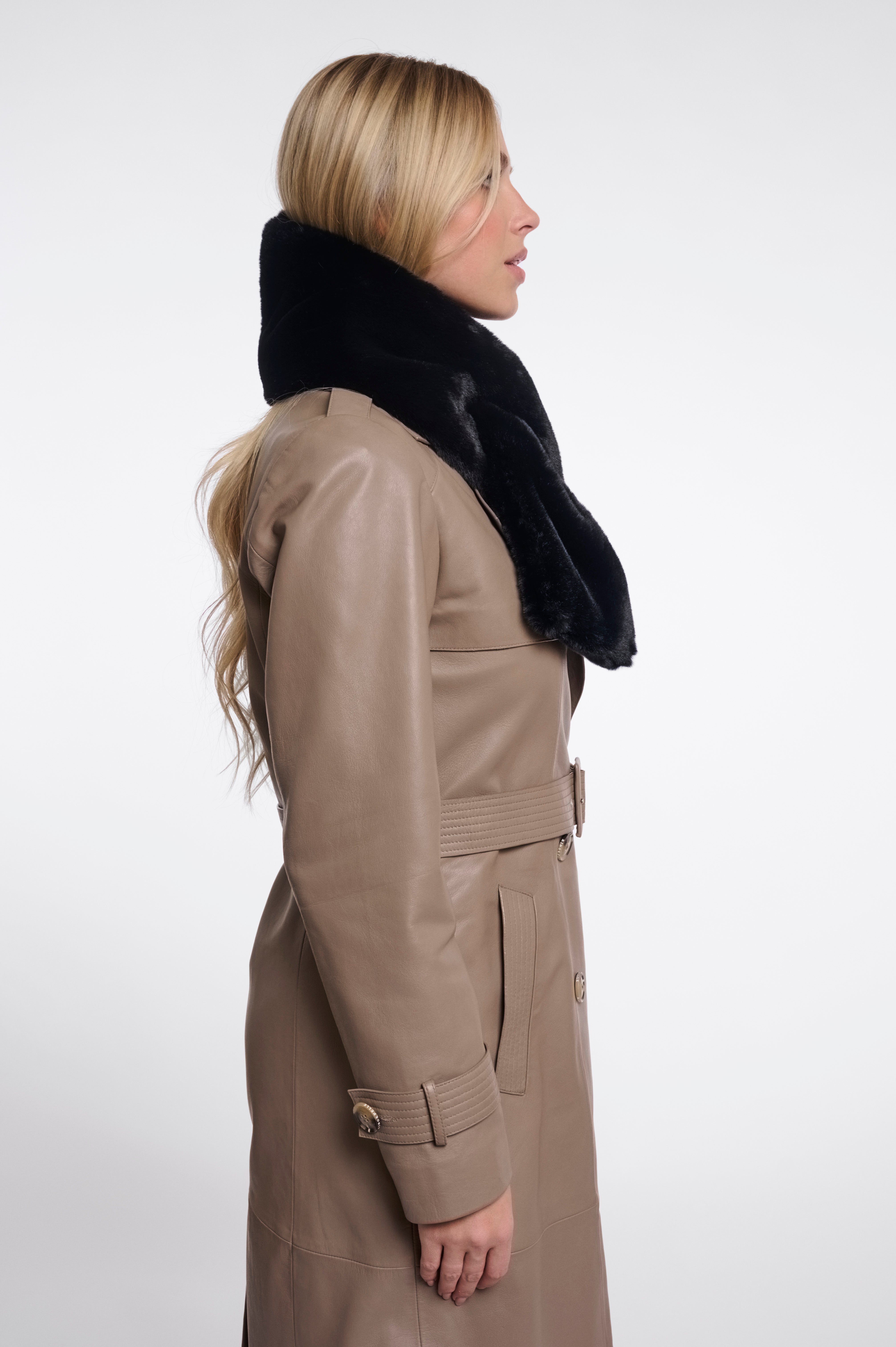 Sciarpa donna art. Stip Rino & Pelle Black
