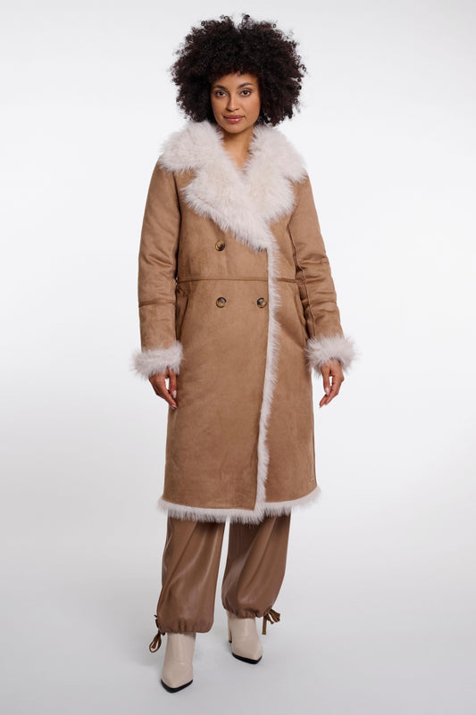 Cappotto donna art. Suleen Rino & Pelle Toast birch