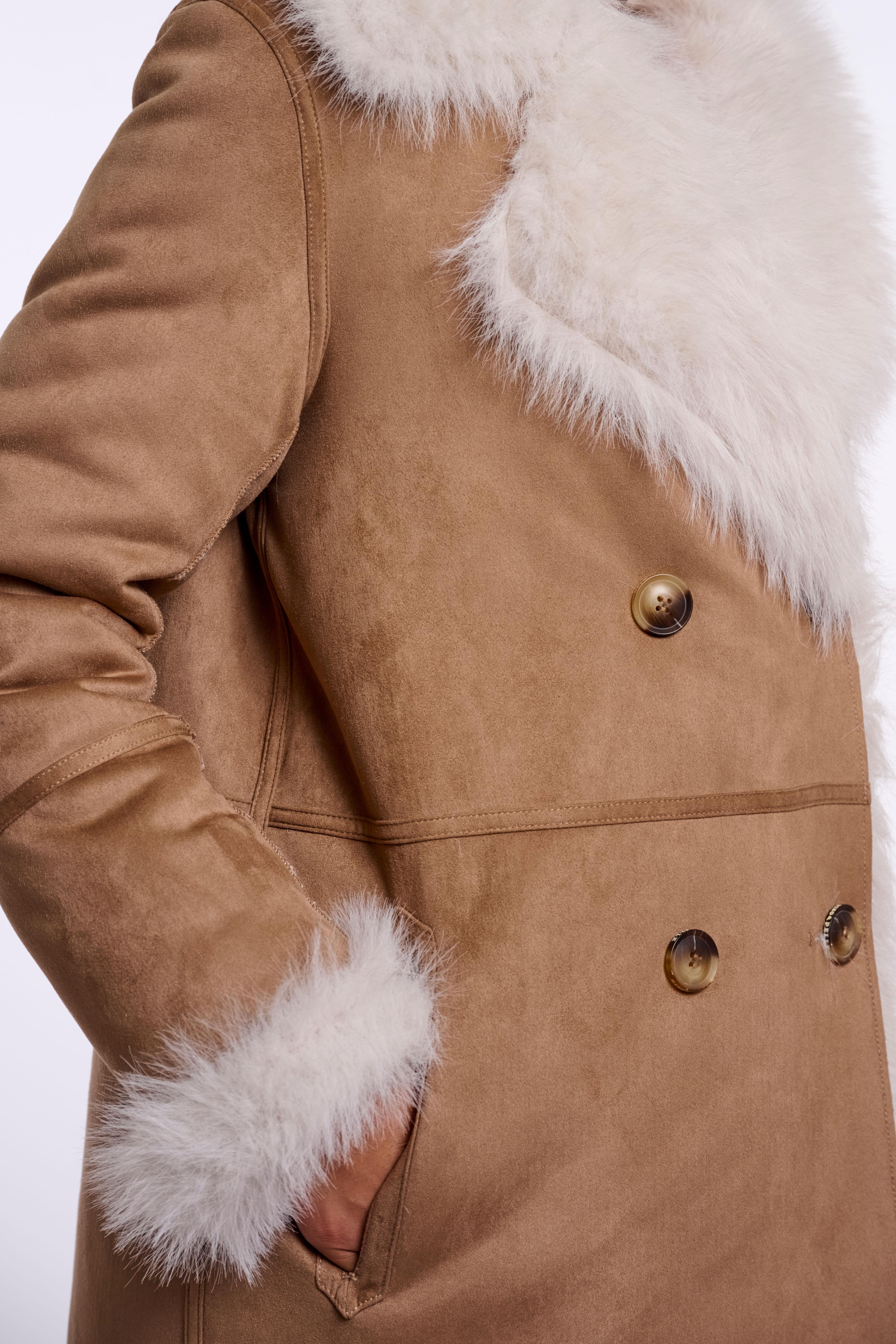 Cappotto donna art. Suleen Rino & Pelle Toast birch