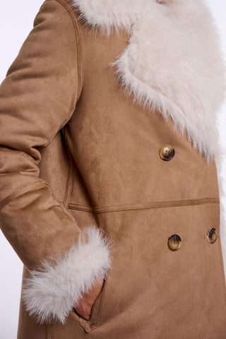 Cappotto donna art. Suleen Rino & Pelle Toast birch