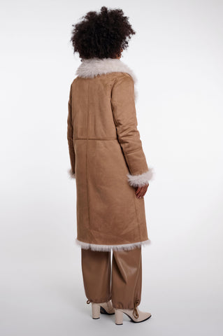 Cappotto donna art. Suleen Rino & Pelle Toast birch