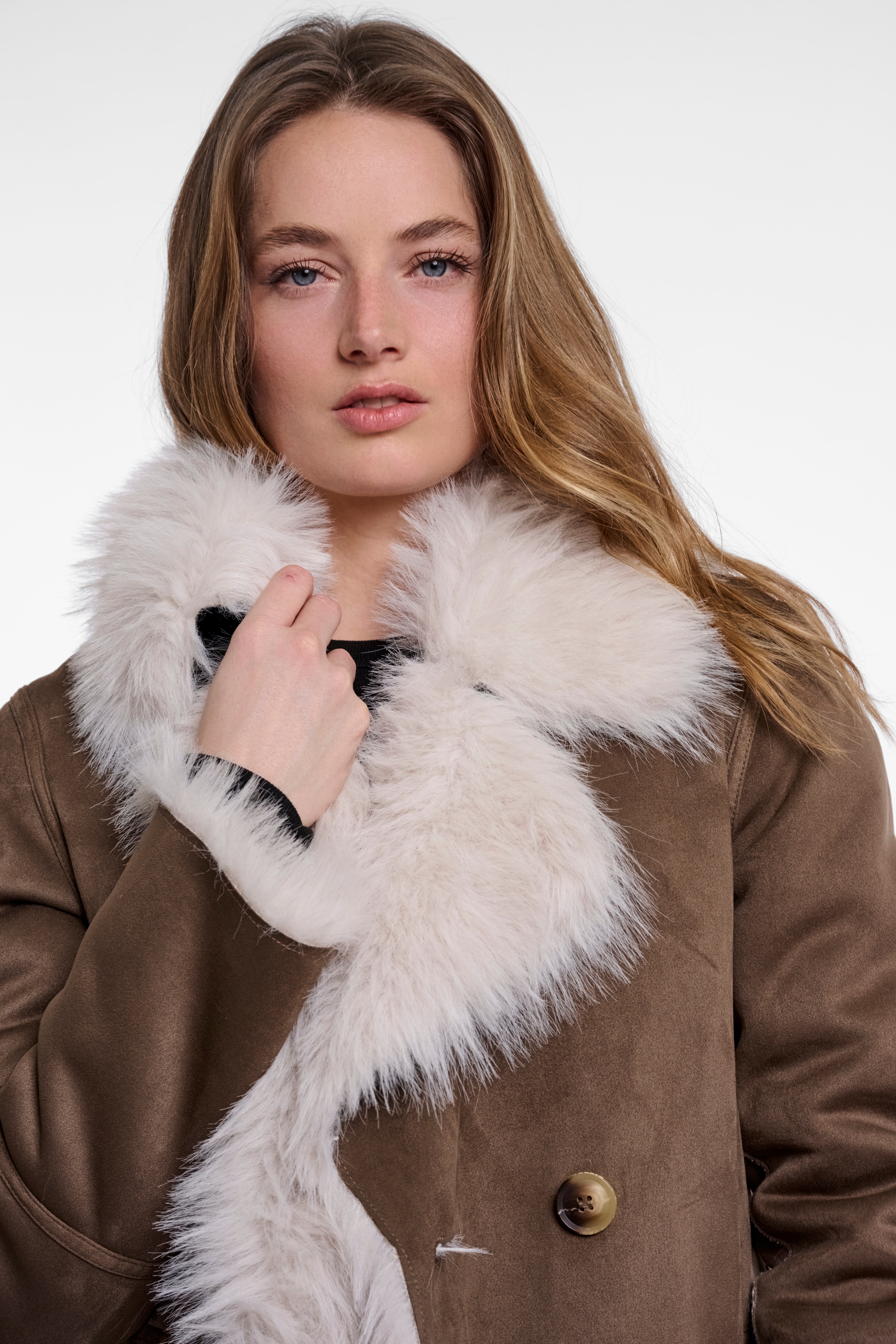 Cappotto donna art. Suleen Rino & Pelle Walnut birch