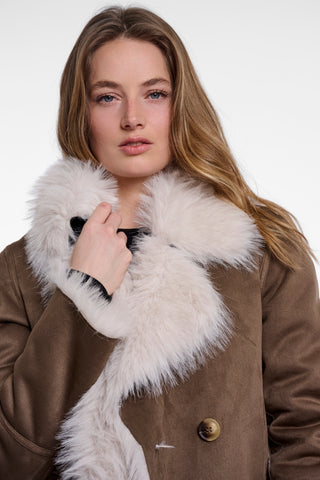 Cappotto donna art. Suleen Rino & Pelle Walnut birch
