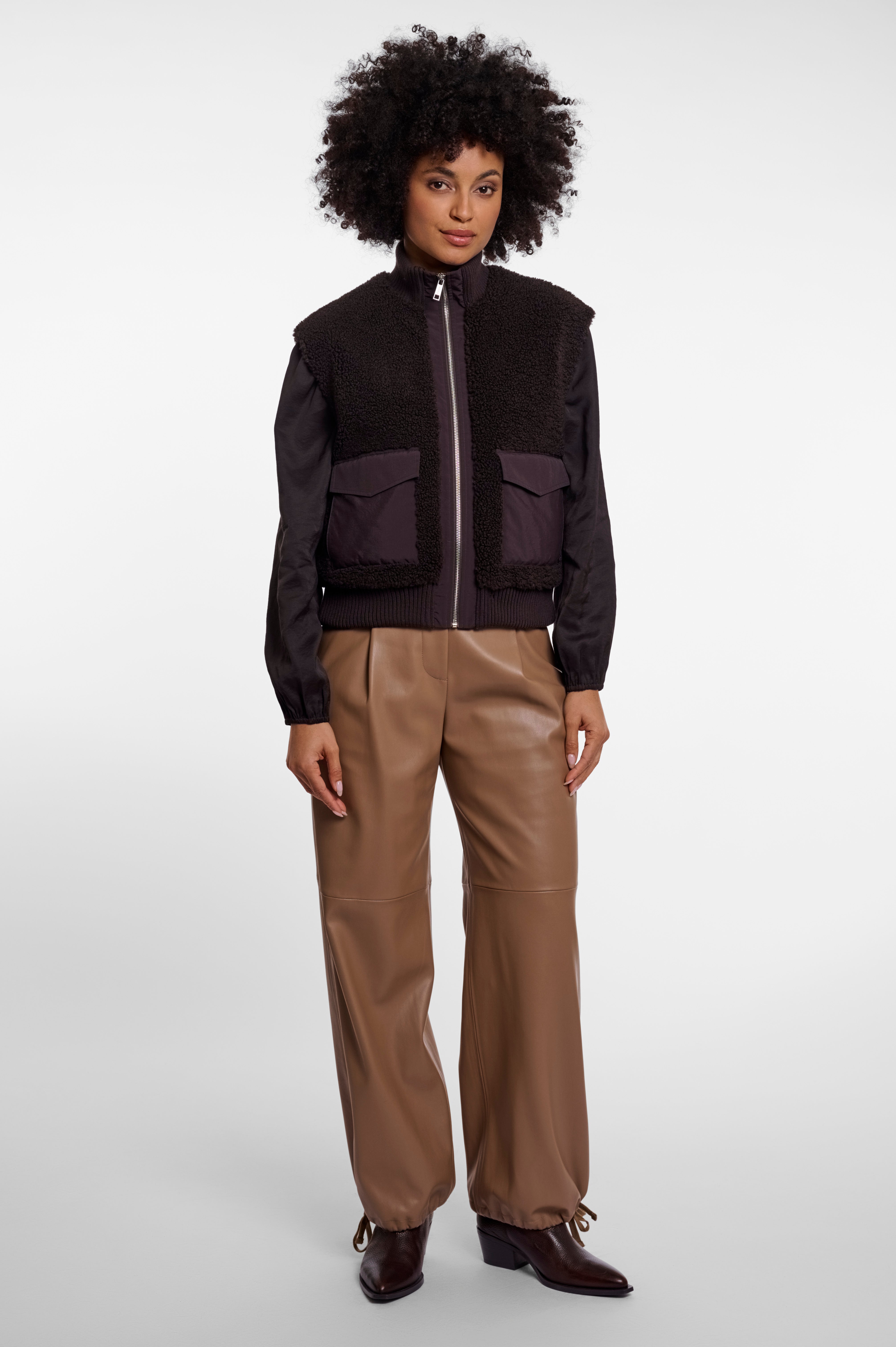 Gilet donna art. Suzo Rino & Pelle Peated