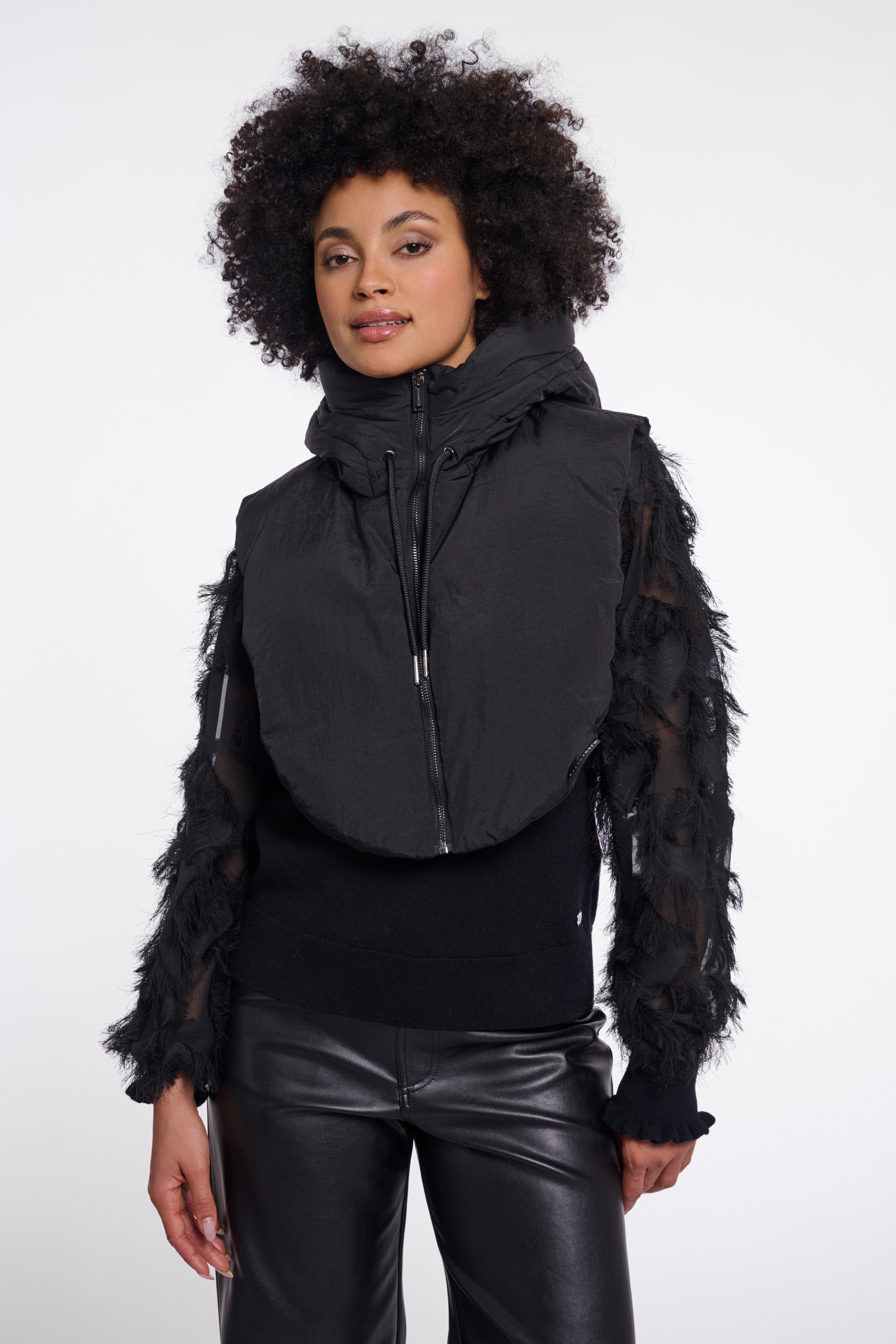 Gilet donna art. Tabita Rino & Pelle Black