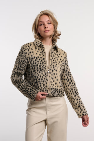 Giacca donna art. Touka Rino & Pelle Cheetah
