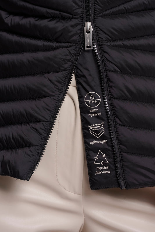 Piumino donna art. Uvi Rino & Pelle Black