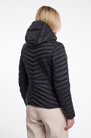 Piumino donna art. Uvi Rino & Pelle Black