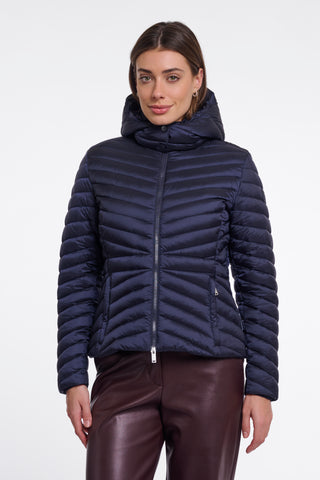 Piumino donna art. Uvi Rino & Pelle Dark navy