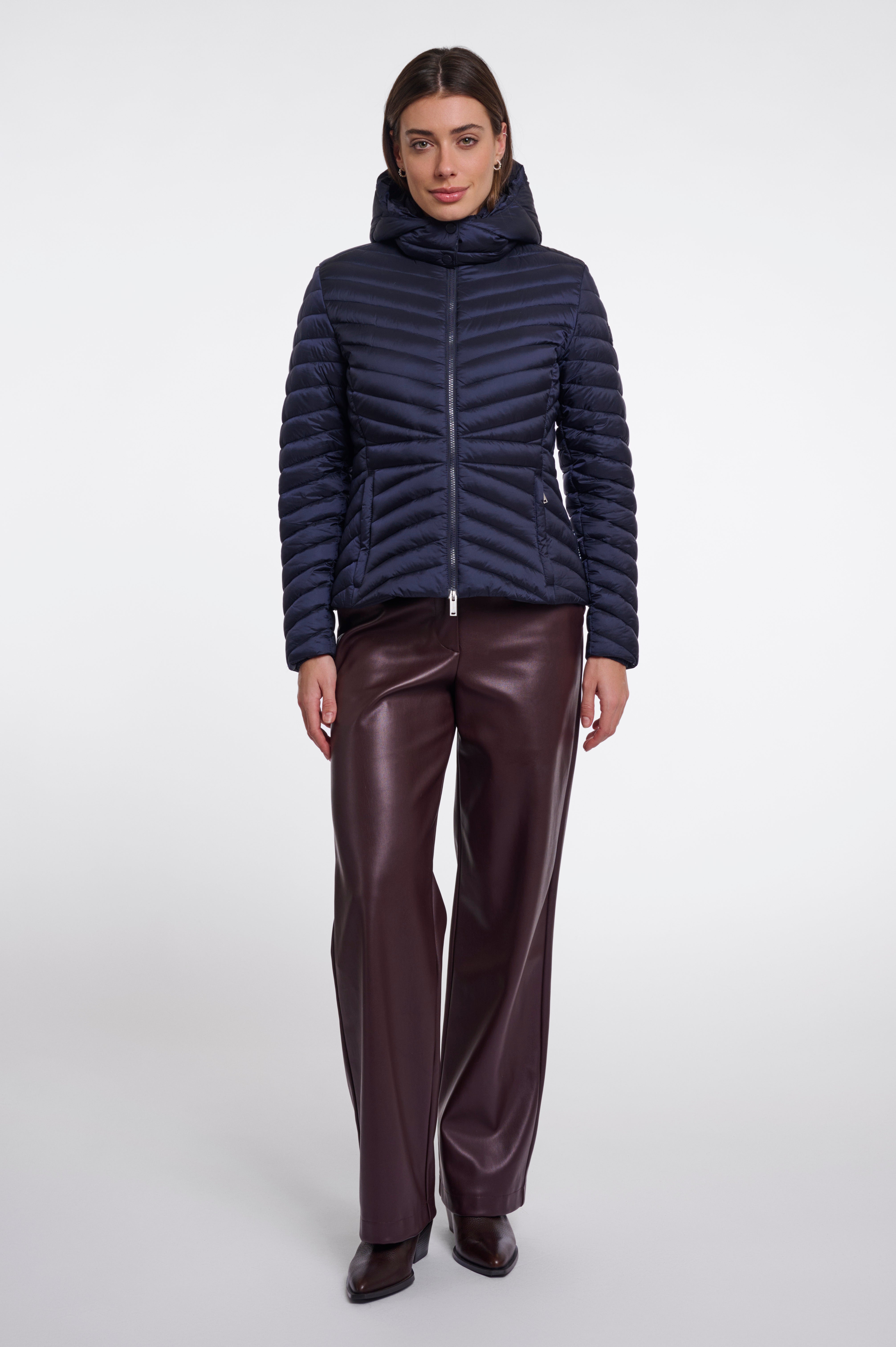 Piumino donna art. Uvi Rino & Pelle Dark navy