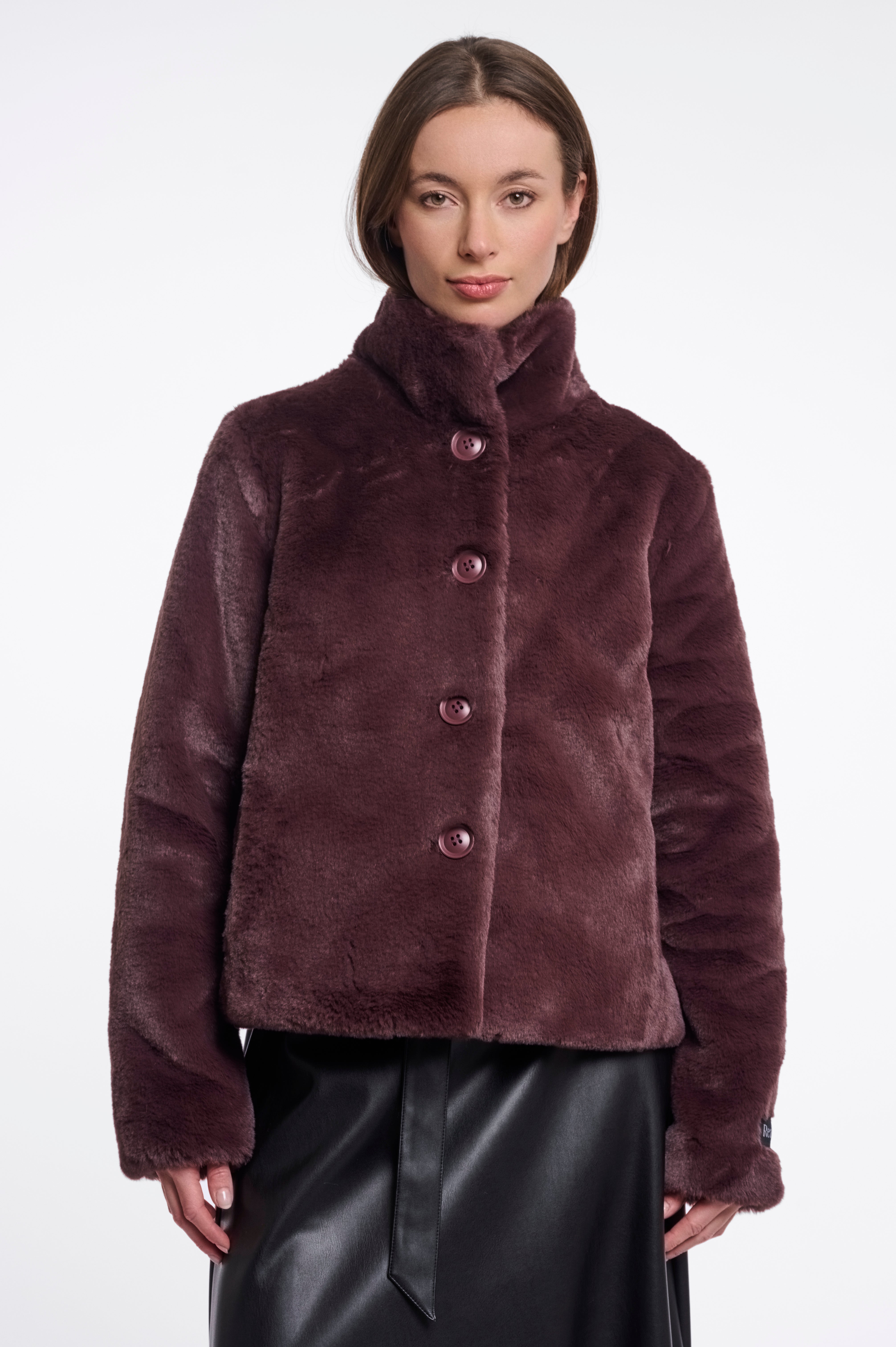 Giacca donna art. Vie Rino & Pelle Chocolate bean