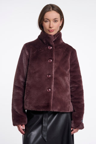 Giacca donna art. Vie Rino & Pelle Chocolate bean