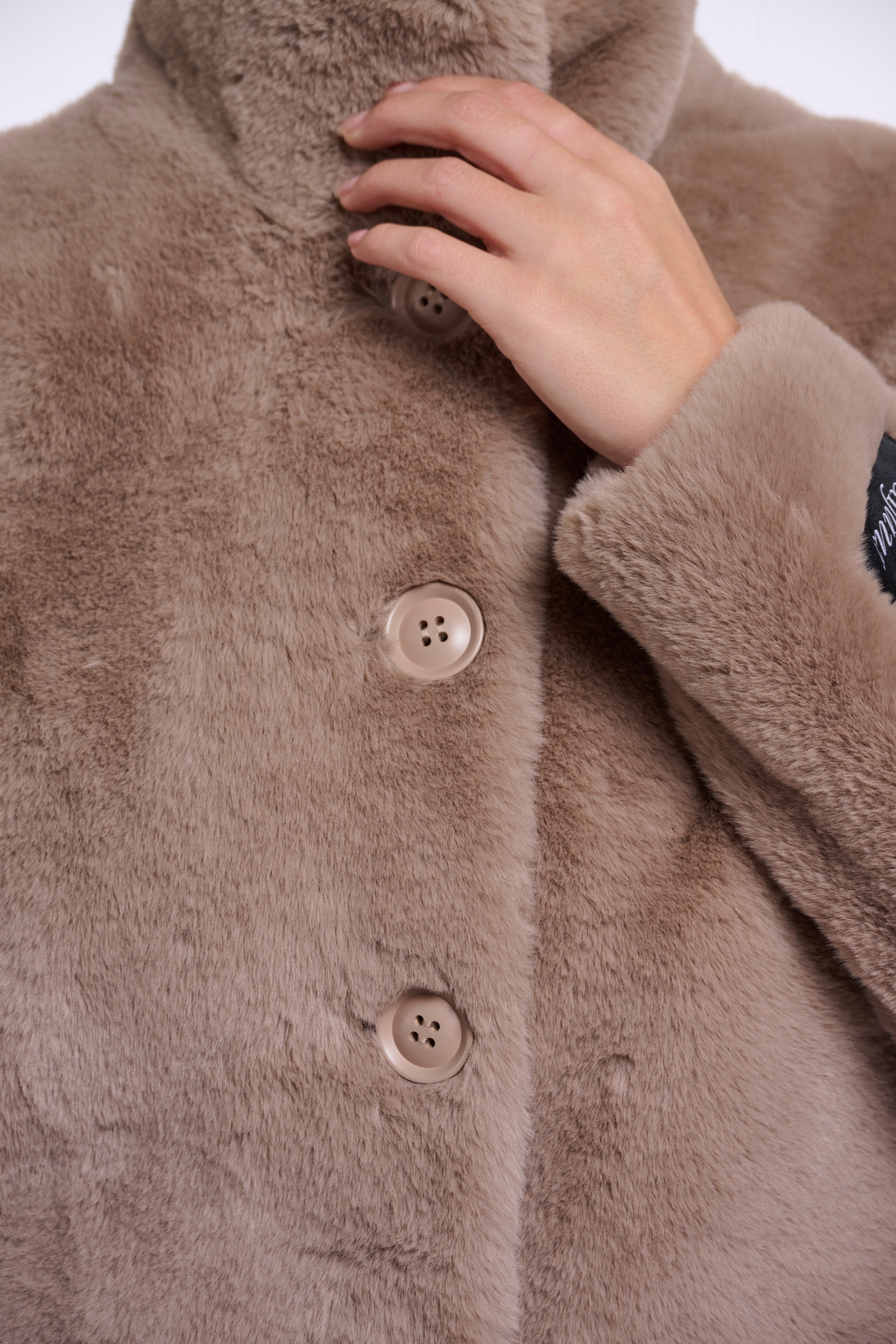 Giacca donna art. Vie Rino & Pelle Mocha latte