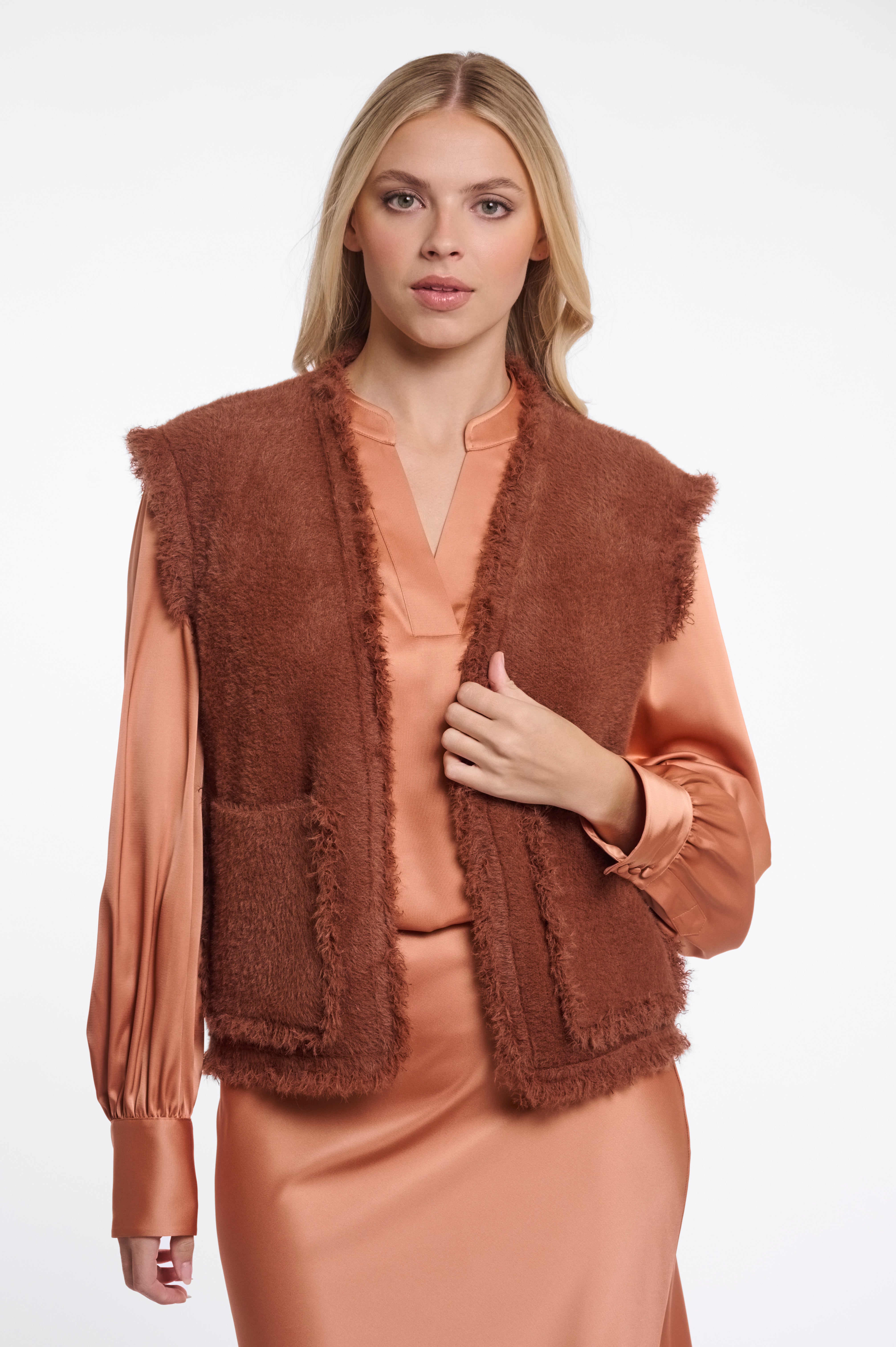 Cappotto donna art. Vita Rino & Pelle Cinnamon toast