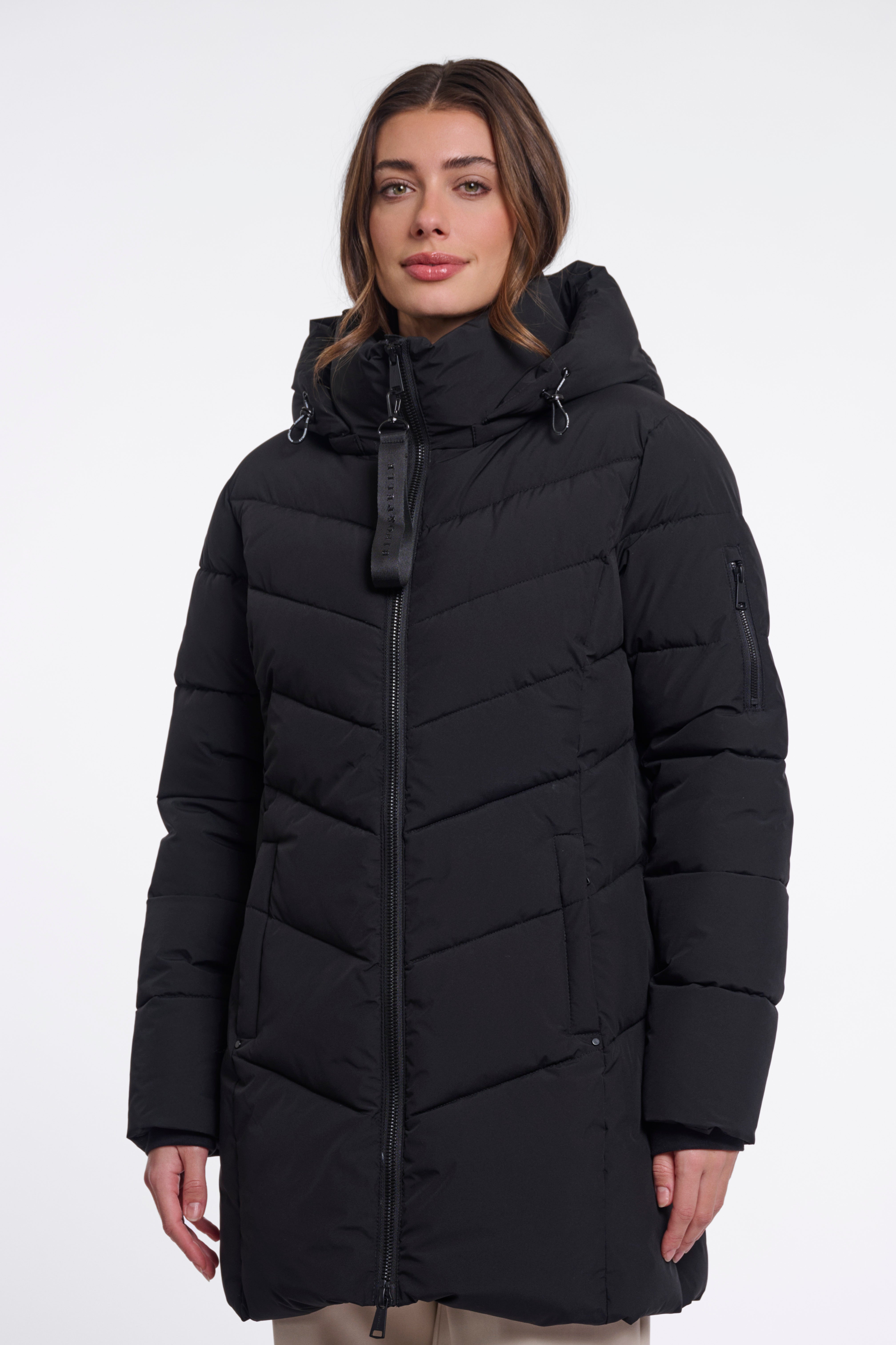Piumino donna art. Yasmina Rino & Pelle Black