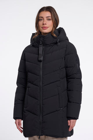 Piumino donna art. Yasmina Rino & Pelle Black