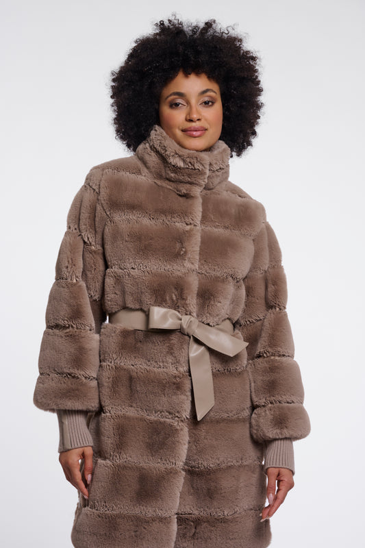 Cappotto donna - art. Zane - Rino & Pelle Autunno Inverno 2026/27 Mocha latte