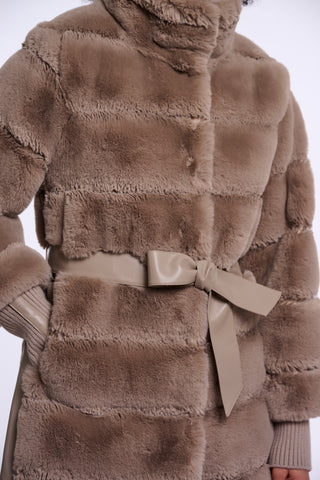 Cappotto donna - art. Zane - Rino & Pelle Autunno Inverno 2026/27 Mocha latte