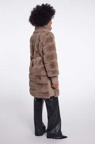 Cappotto donna - art. Zane - Rino & Pelle Autunno Inverno 2026/27 Mocha latte