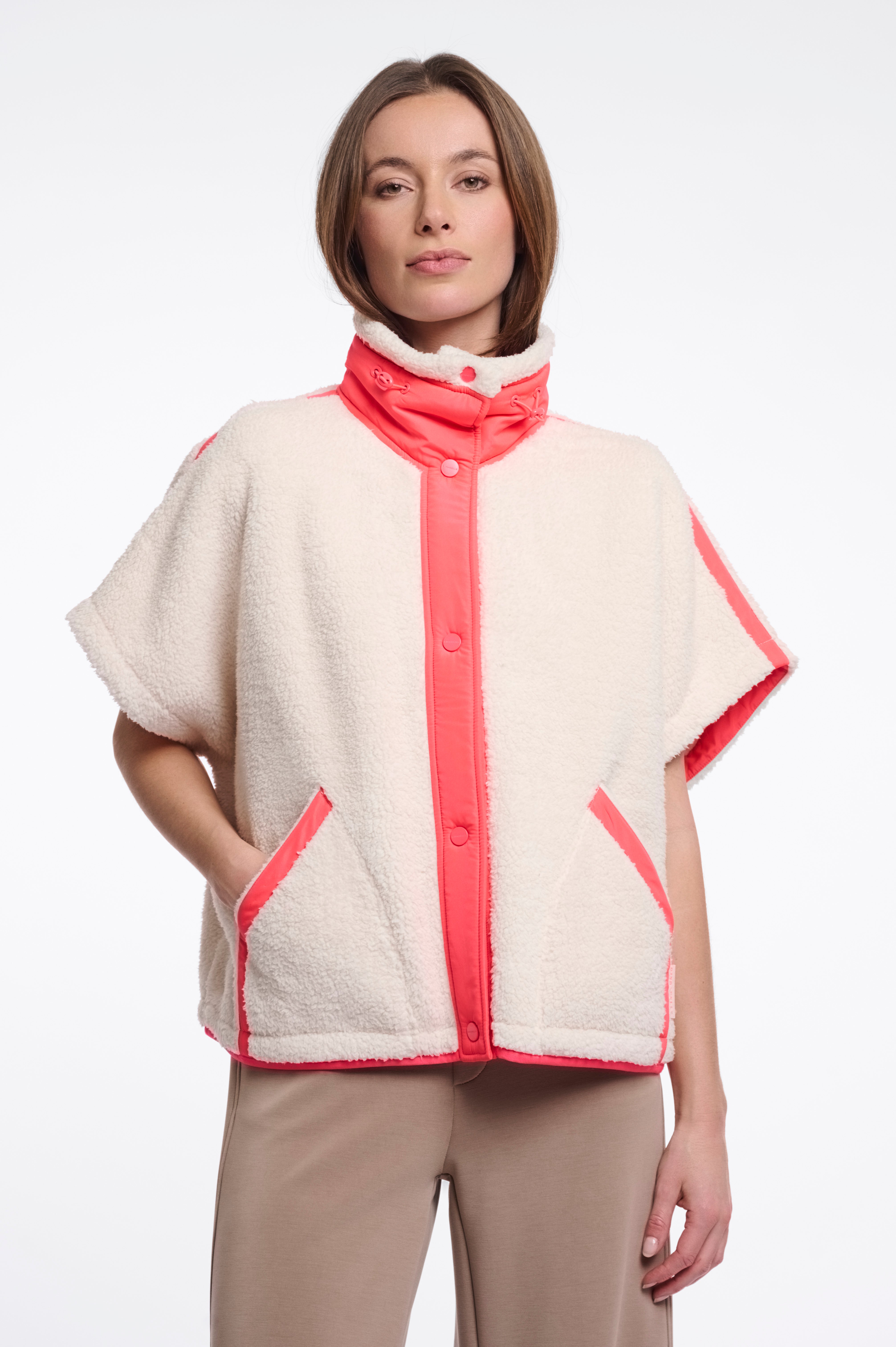 Cappotto donna art. Zehra Rino & Pelle Birch pink