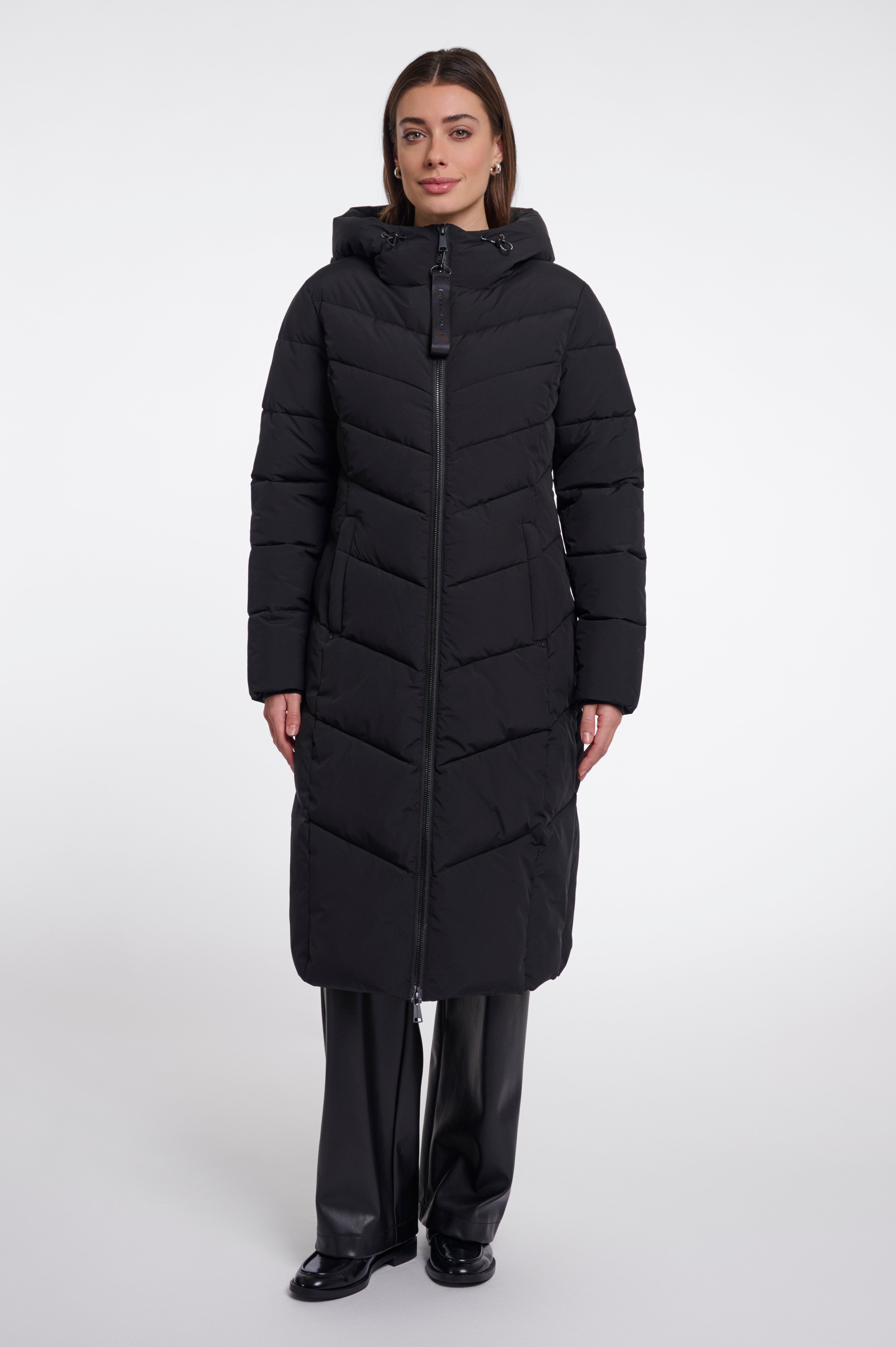 Piumino donna art. Zendaya Rino & Pelle Black