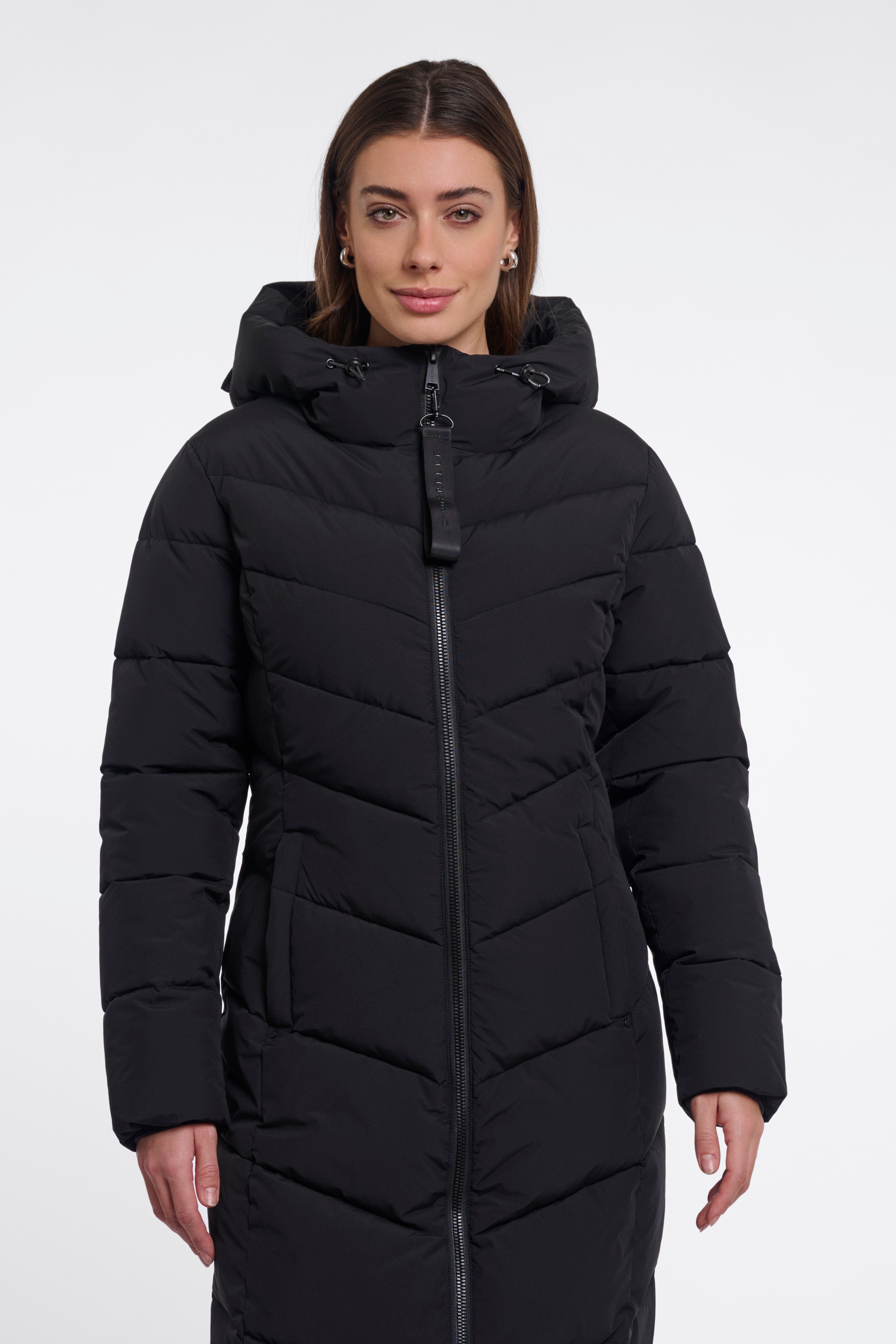 Piumino donna art. Zendaya Rino & Pelle Black